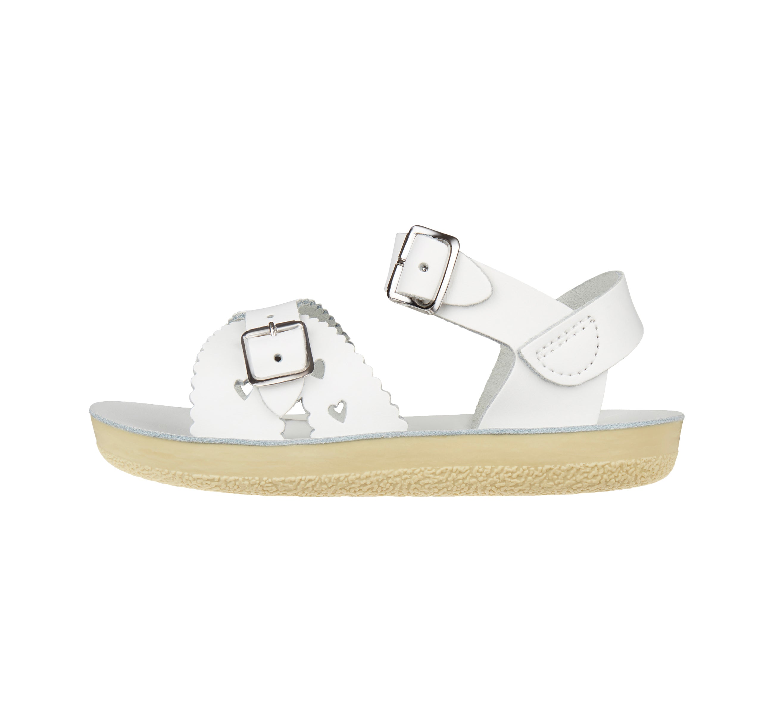 Sweetheart White Kids Sandal - Salt-Water Sandals UK