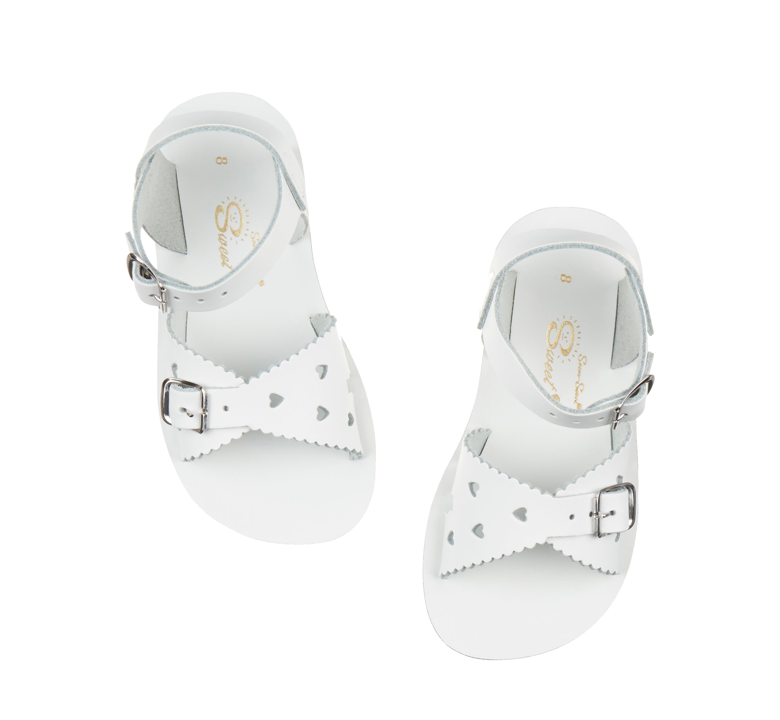 Sweetheart White Kids Sandal - Salt-Water Sandals UK