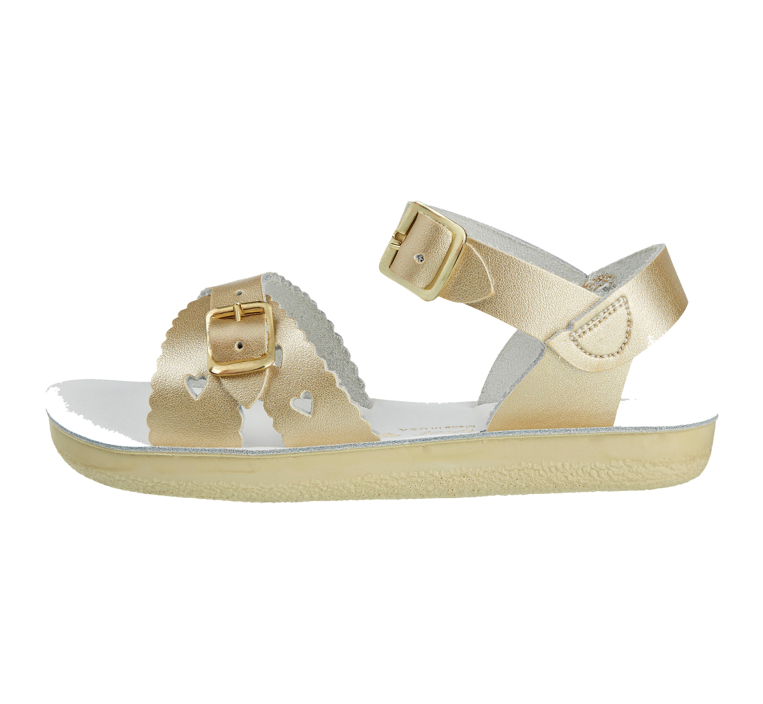 Sweetheart Gold Kids Sandal - Salt-Water Sandals UK