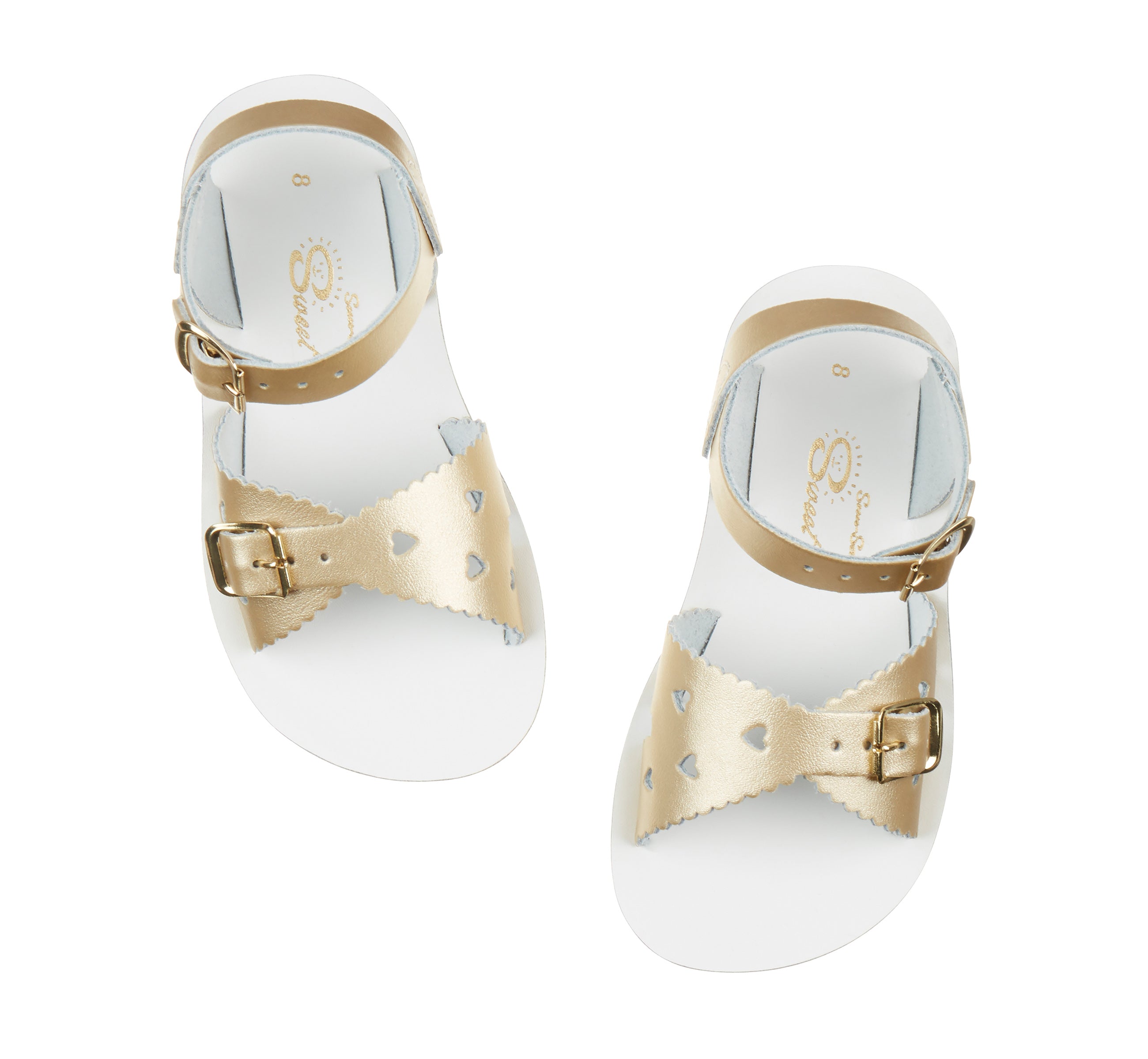 Sweetheart Gold Kids Sandal - Salt-Water Sandals UK