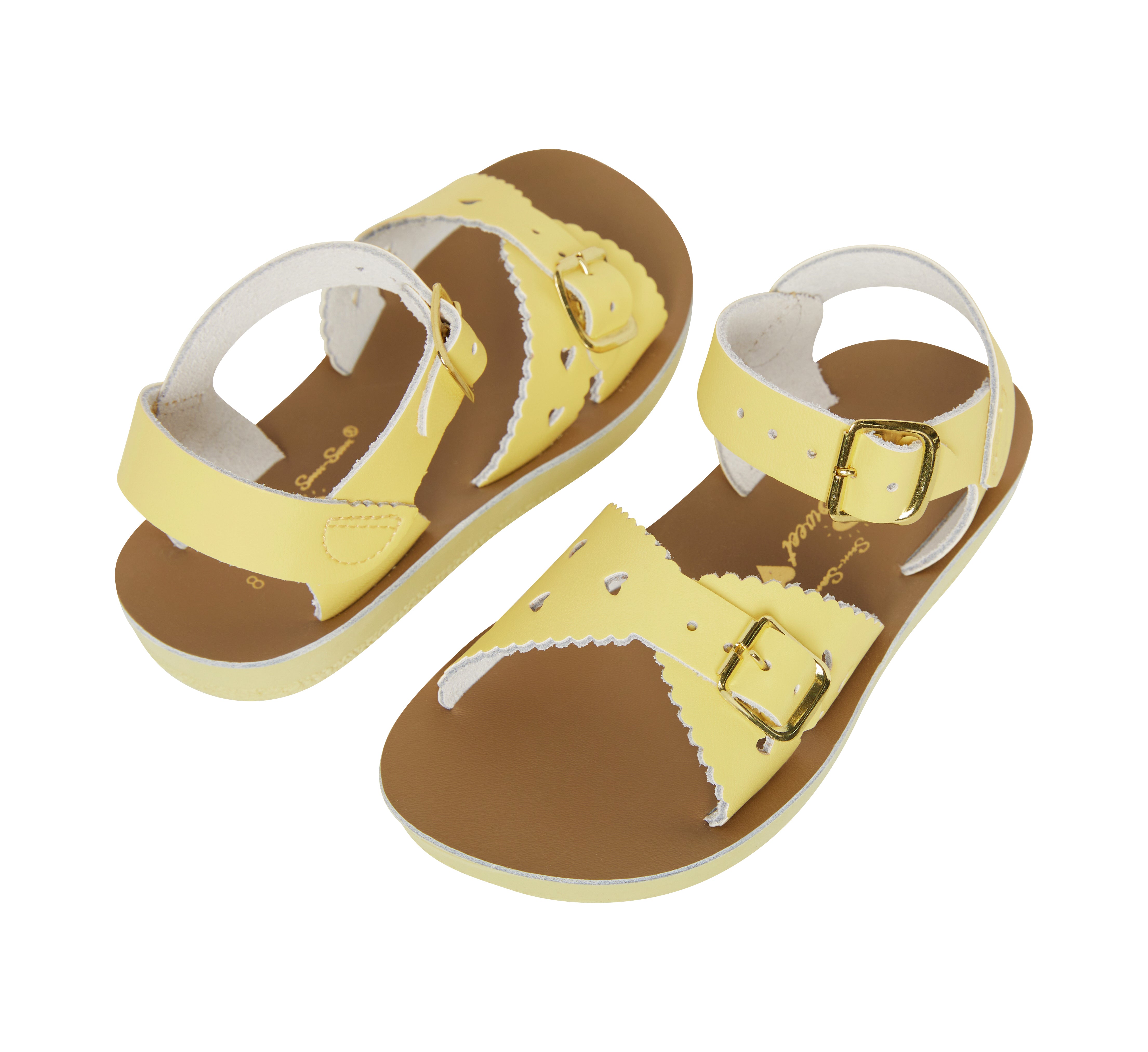 Sweetheart Butter Yellow Kids Sandal - Salt-Water Sandals UK