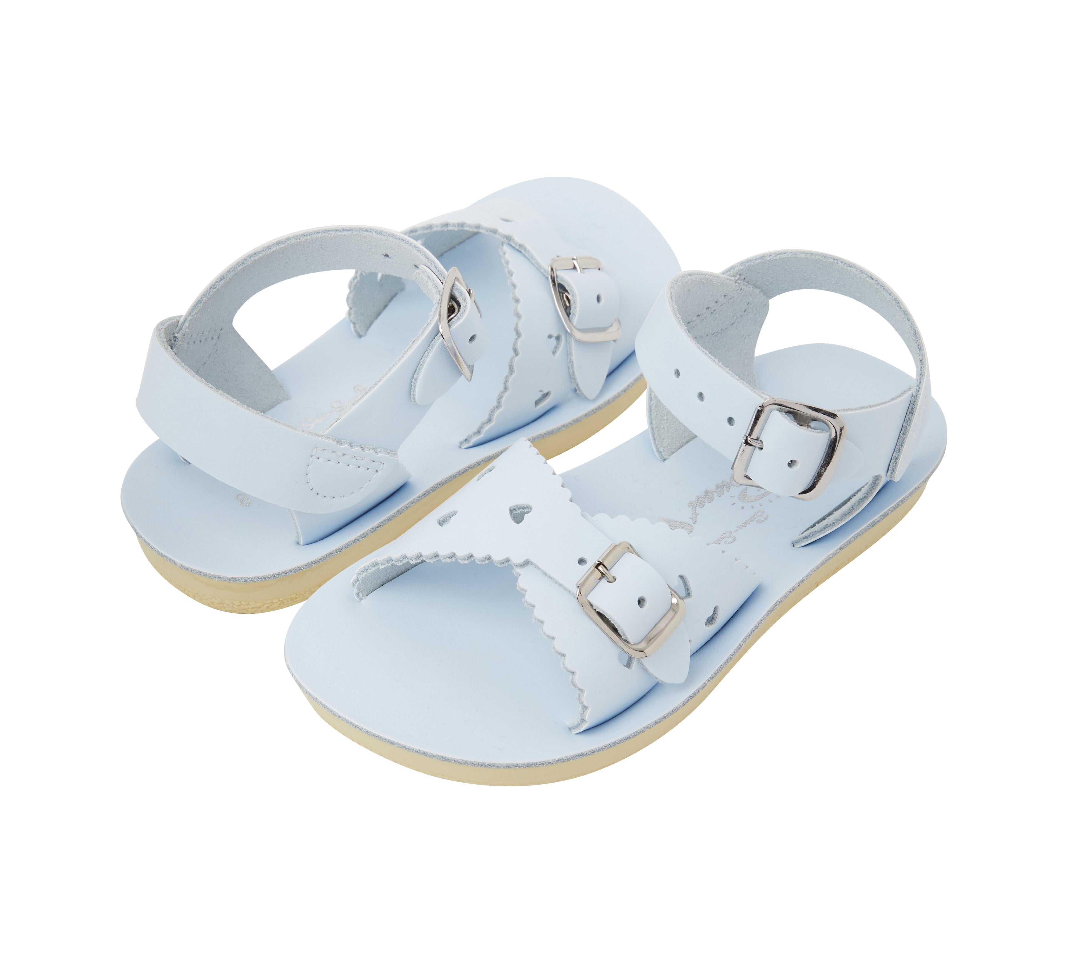 Sweetheart Light Blue Kids Sandal - Salt-Water Sandals UK