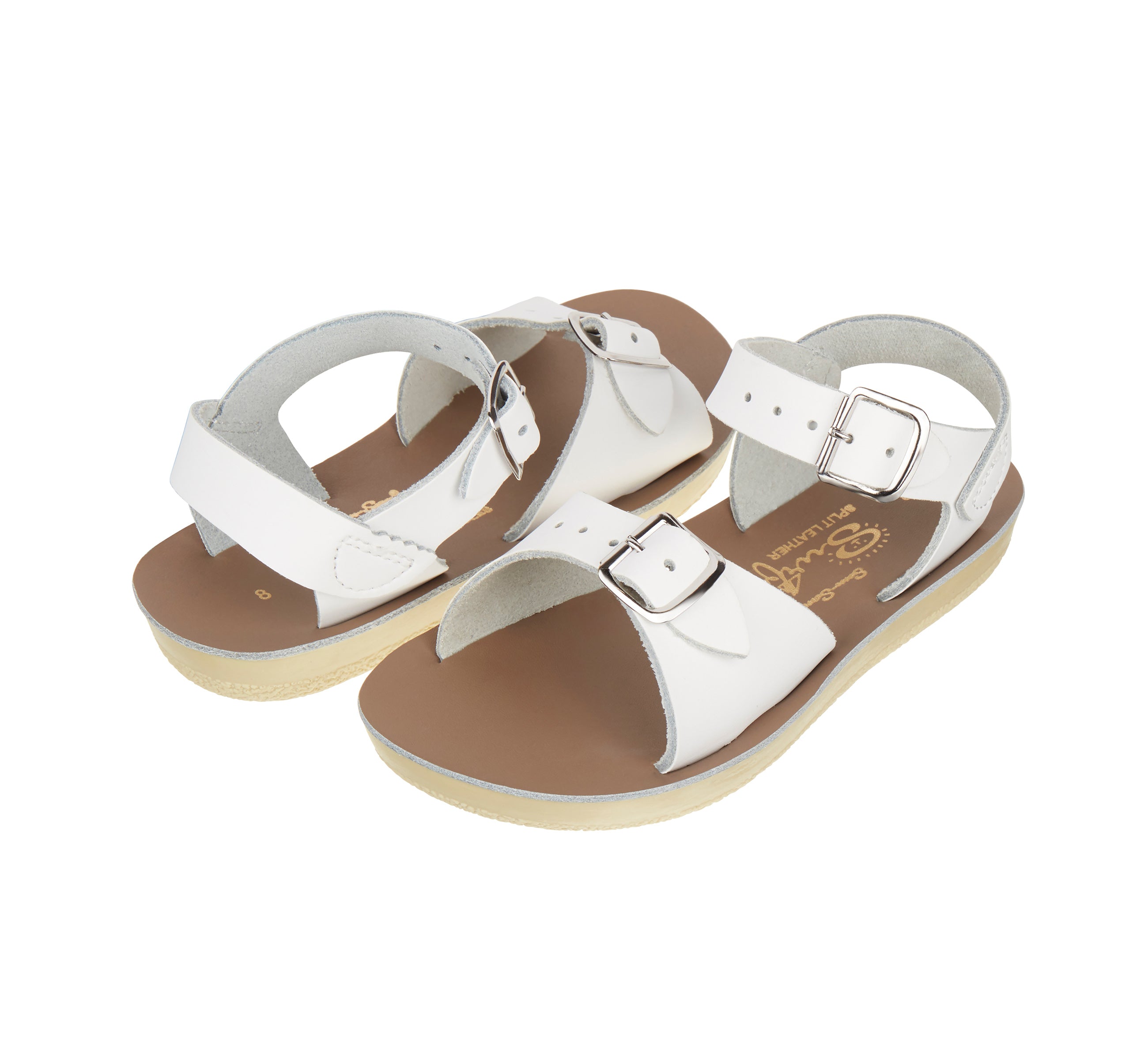 Surfer White Kids Sandal - Salt-Water Sandals UK