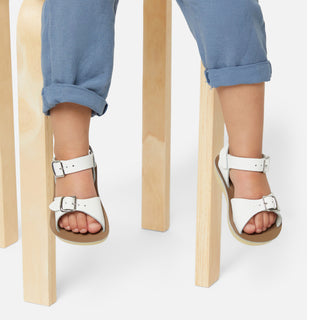 Surfer White Kids Sandal - Salt-Water Sandals UK