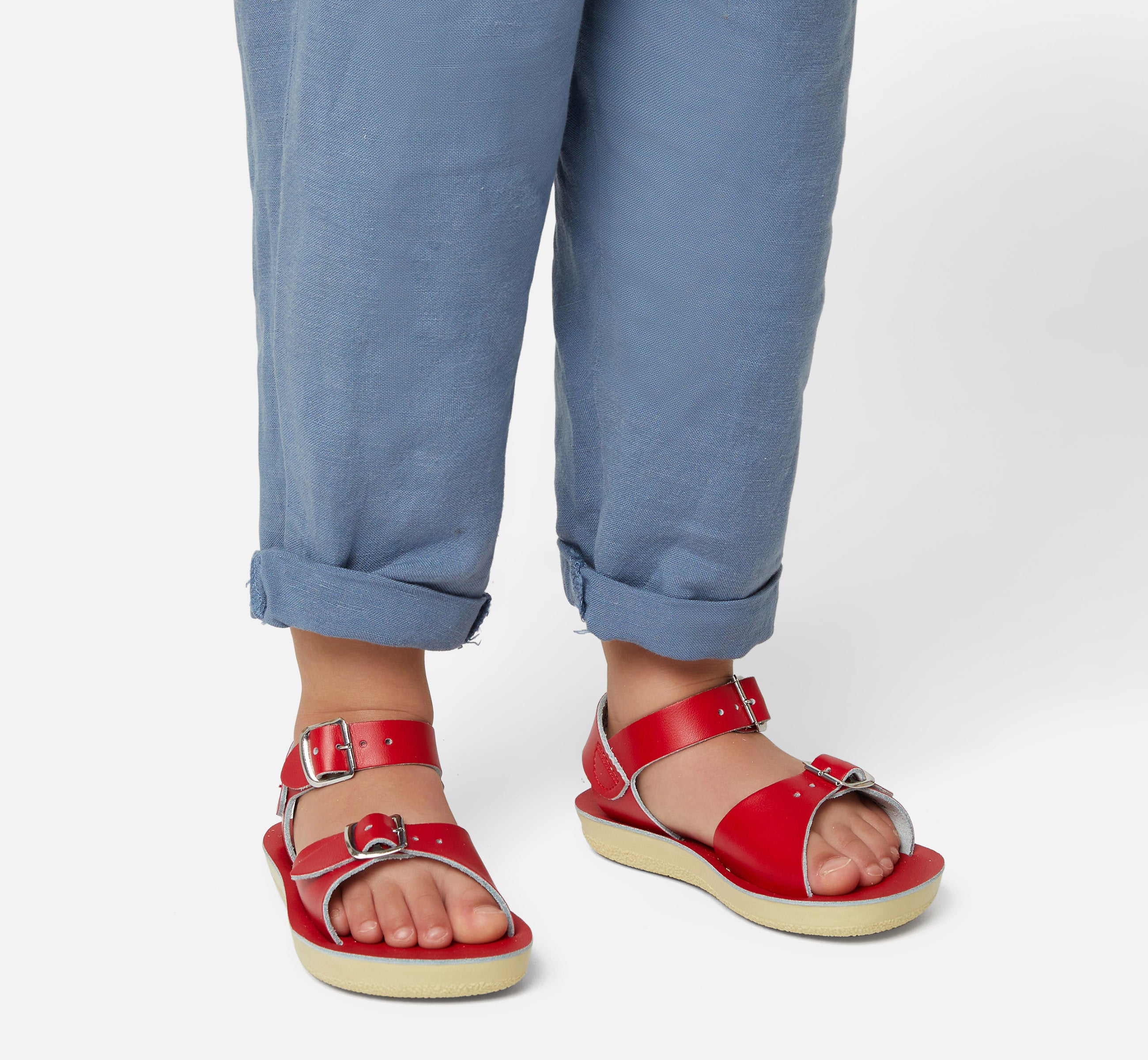 Surfer Red Kids Sandal - Salt-Water Sandals UK