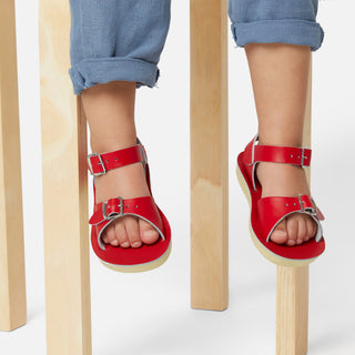 Surfer Red Kids Sandal - Kids Child Sandals - Salt-Water Sandals UK