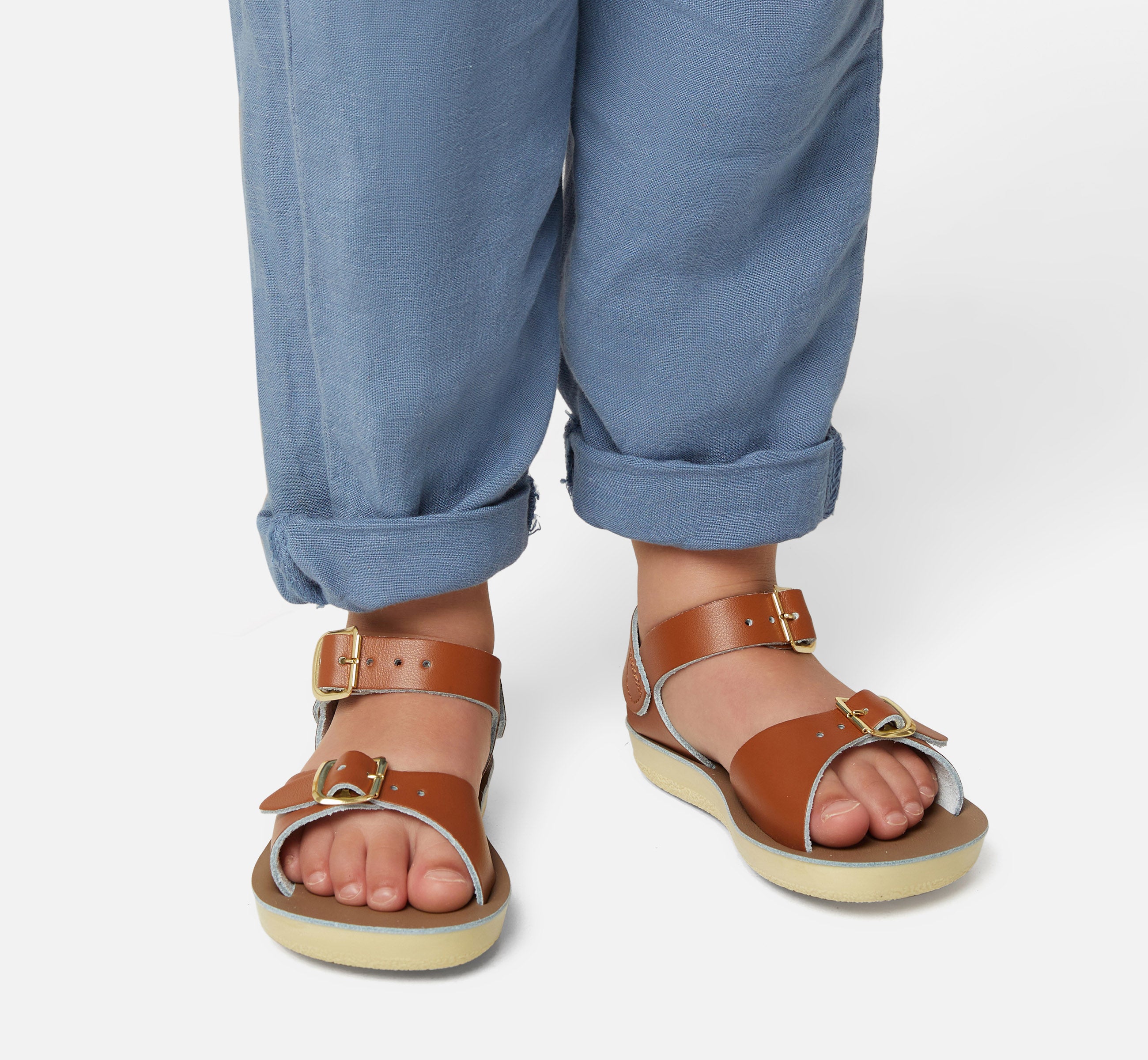 Surfer Tan Kids Sandal - Salt-Water Sandals UK