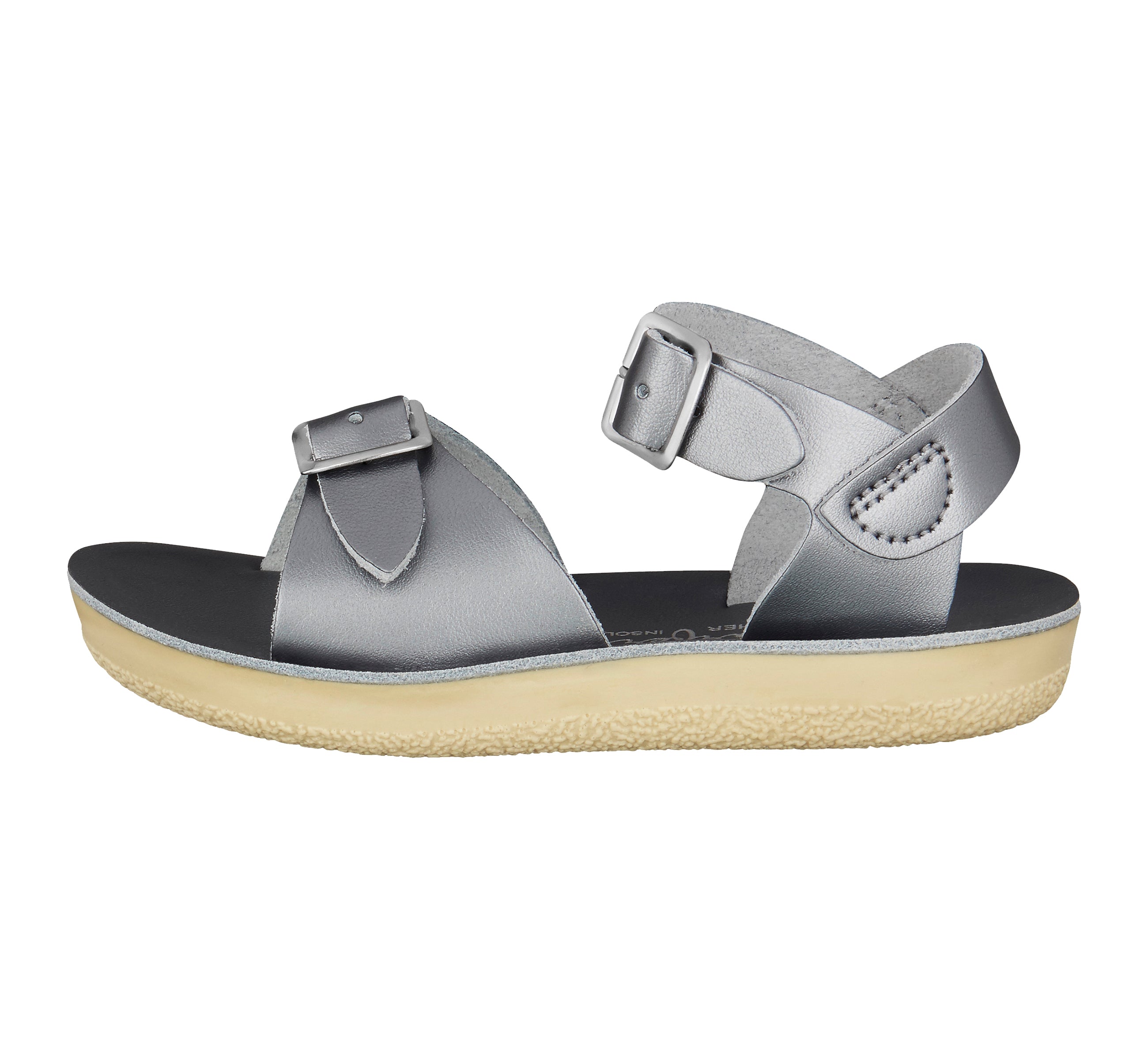 Surfer Pewter Kids Sandal - Salt-Water Sandals UK