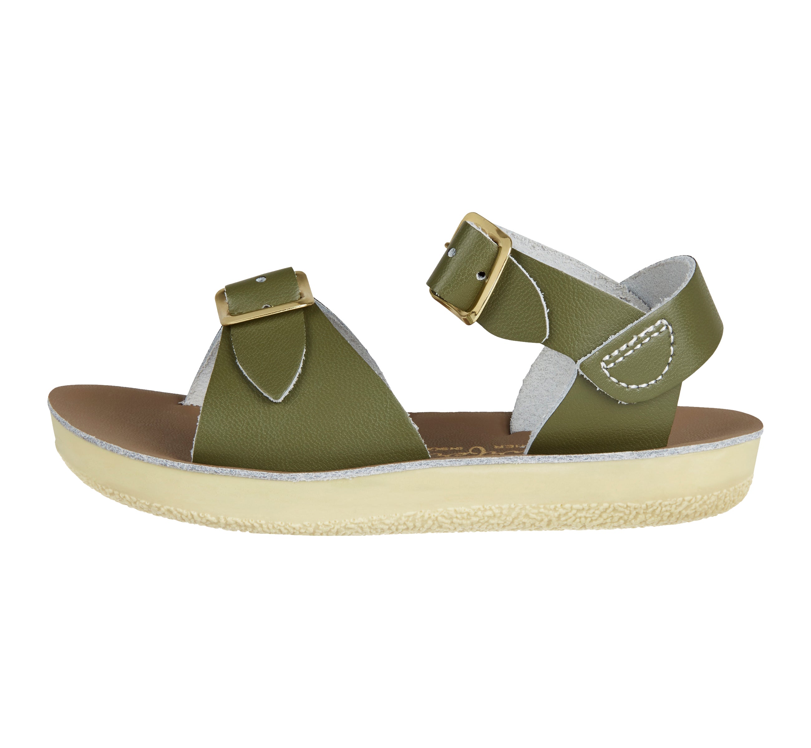 Surfer Olive Kids Sandal - Salt-Water Sandals UK