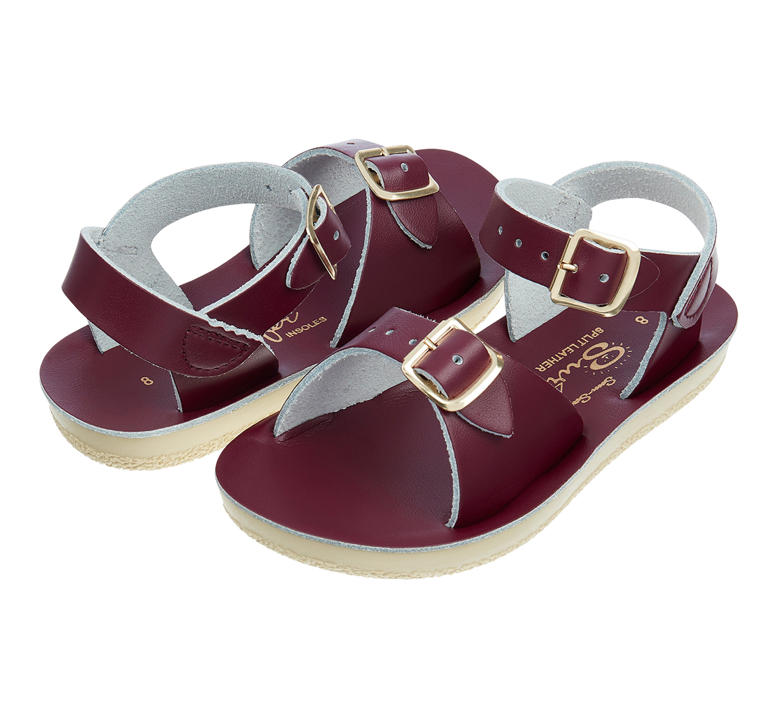 Surfer Claret Kids Sandal - Salt-Water Sandals UK