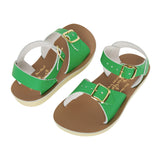 Surfer Kelly Green Kids Sandal - Kids Double Buckle Sandals - Salt-Water Sandals UK