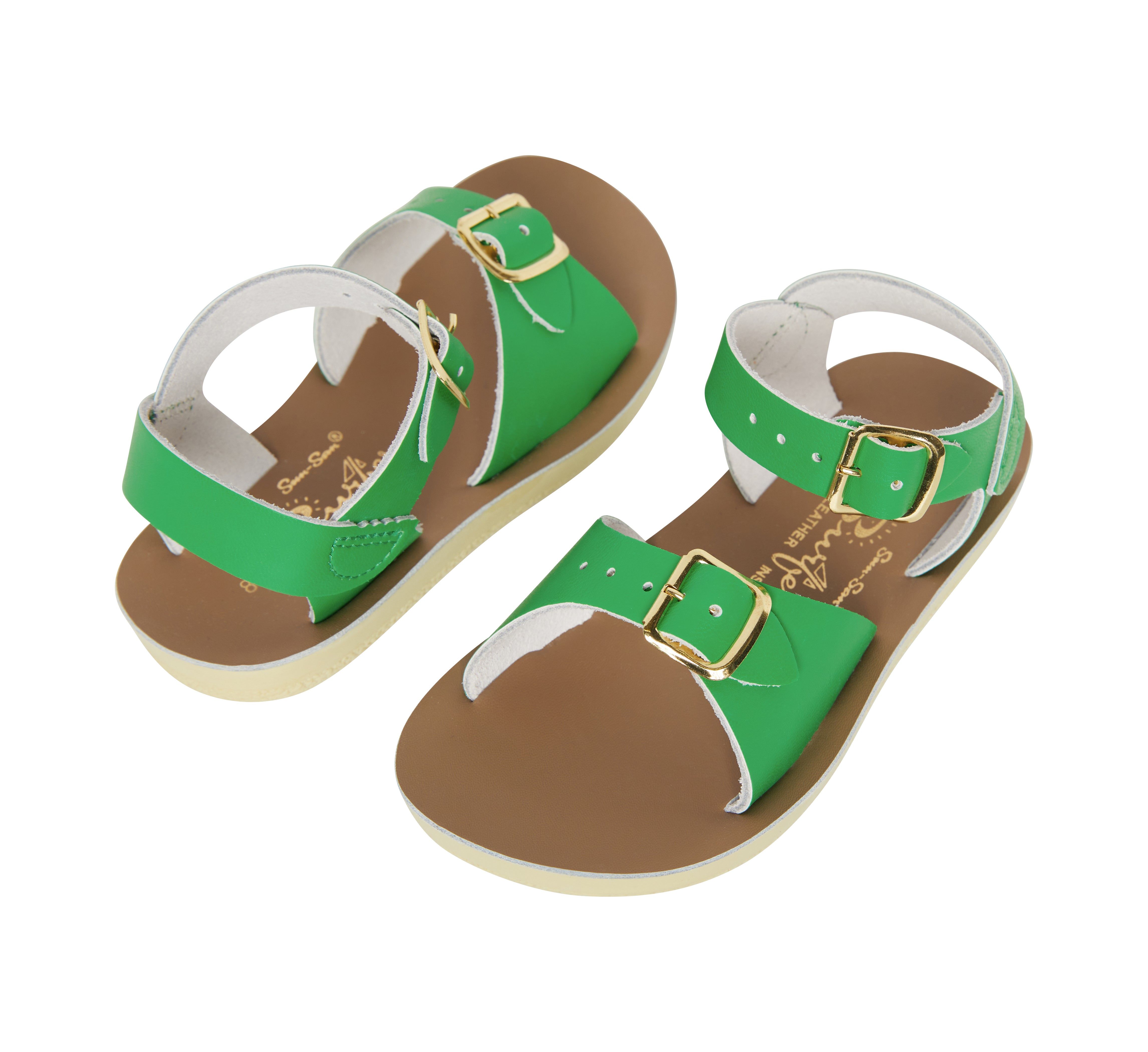 Surfer Kelly Green Kids Sandal - Salt-Water Sandals UK