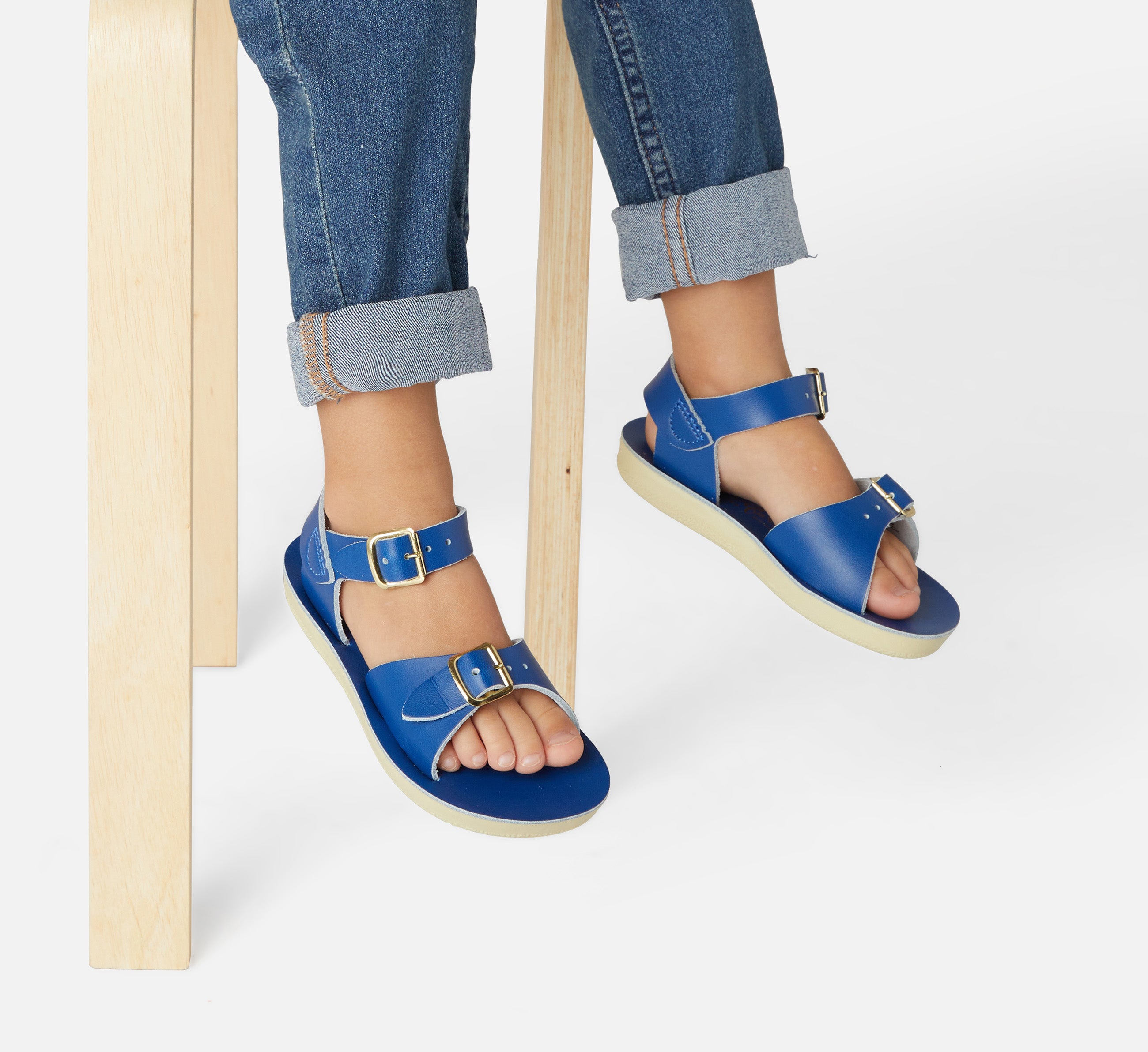 Surfer Cobalt Blue Kids Sandal - Salt-Water Sandals UK