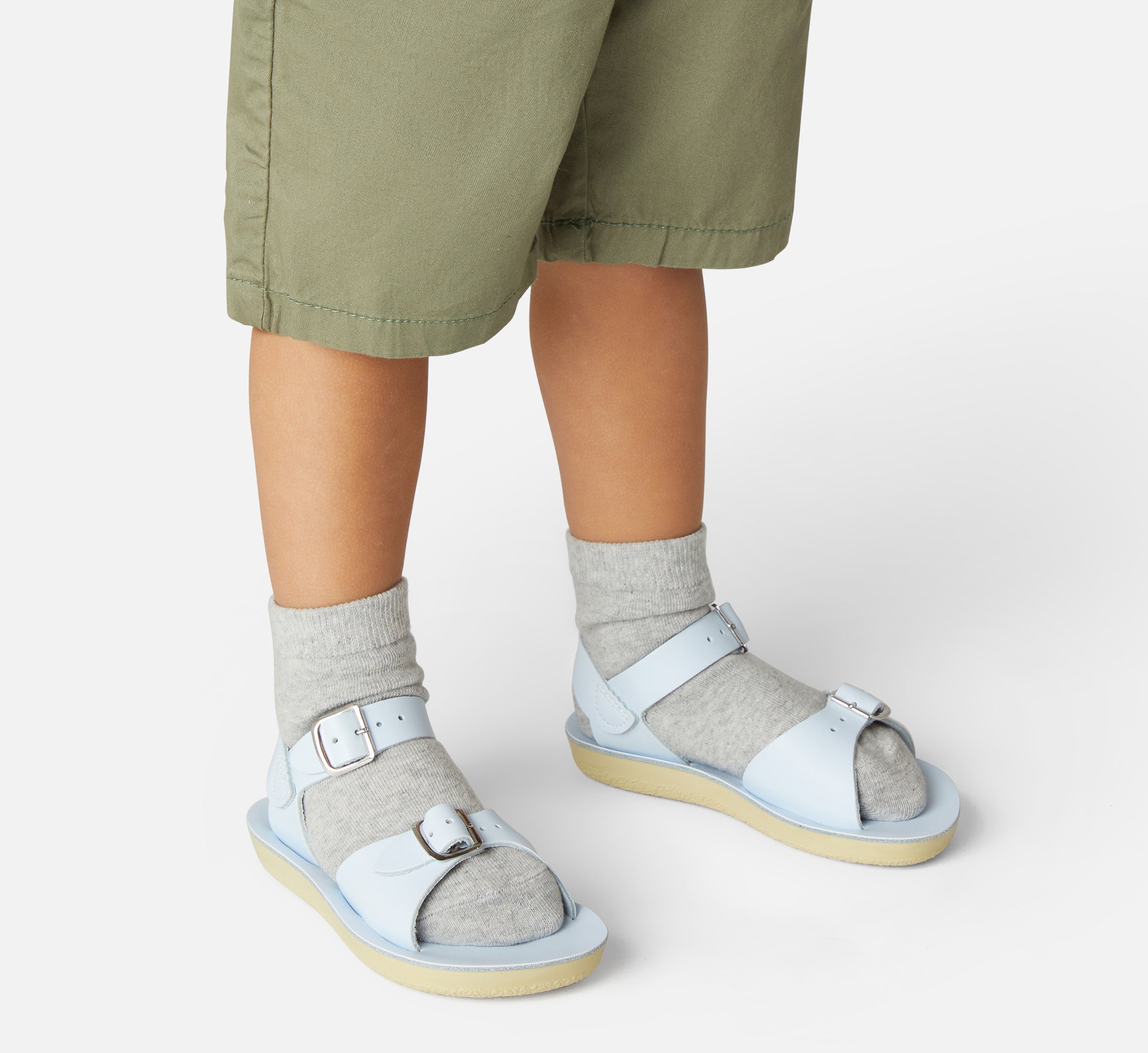 Surfer Light Blue Kids Sandal - Salt-Water Sandals UK