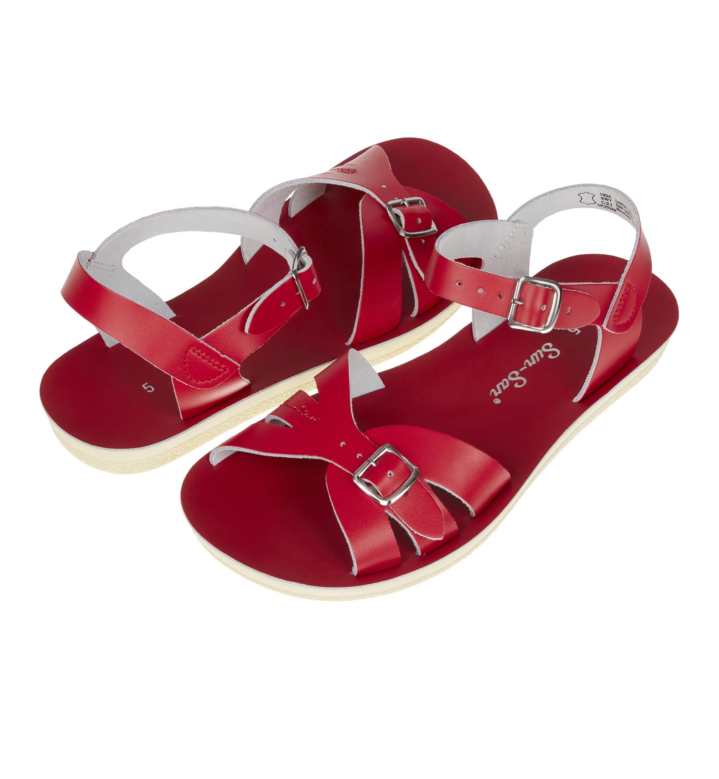 Boardwalk Red Womens Sandal - Salt-Water Sandals UK