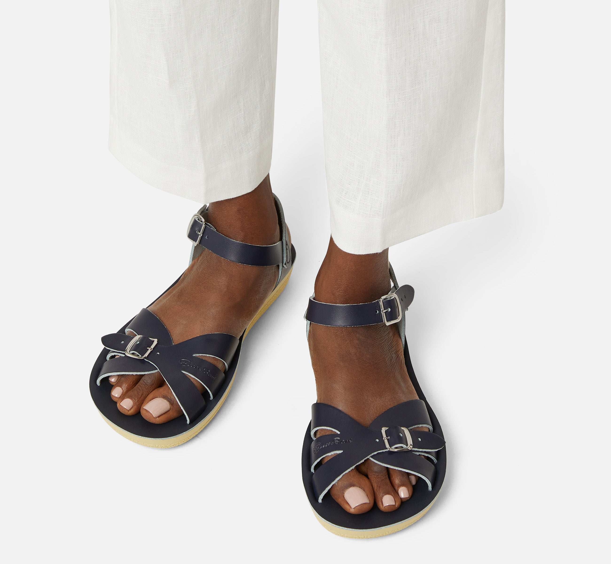 Boardwalk Navy Womens Sandal - Salt-Water Sandals UK