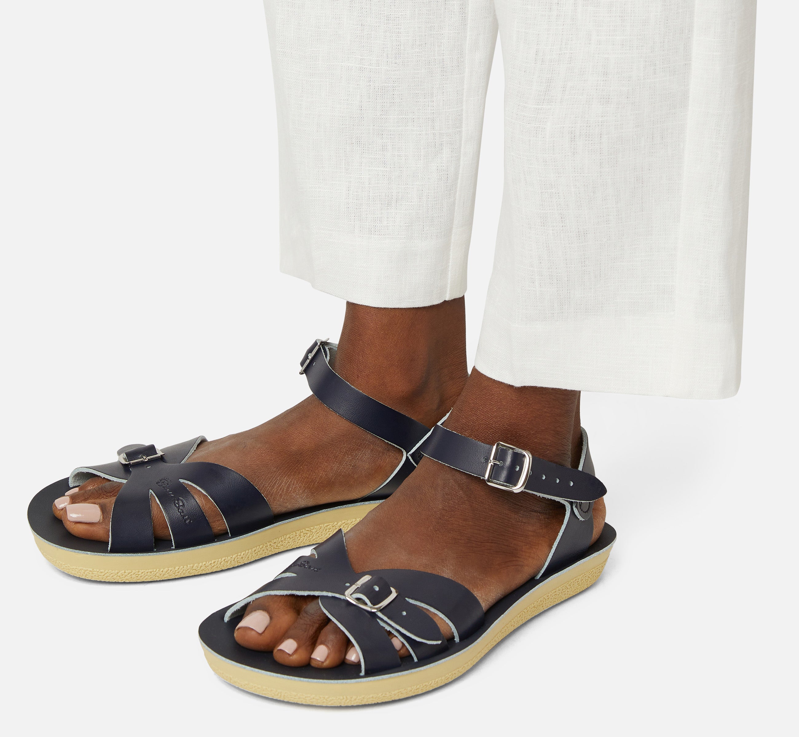 Boardwalk Navy Womens Sandal - Salt-Water Sandals UK