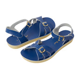 Boardwalk Cobalt Blue Womens Sandal - Women's Wide Fit Sandals - Salt-Water Sandals UK