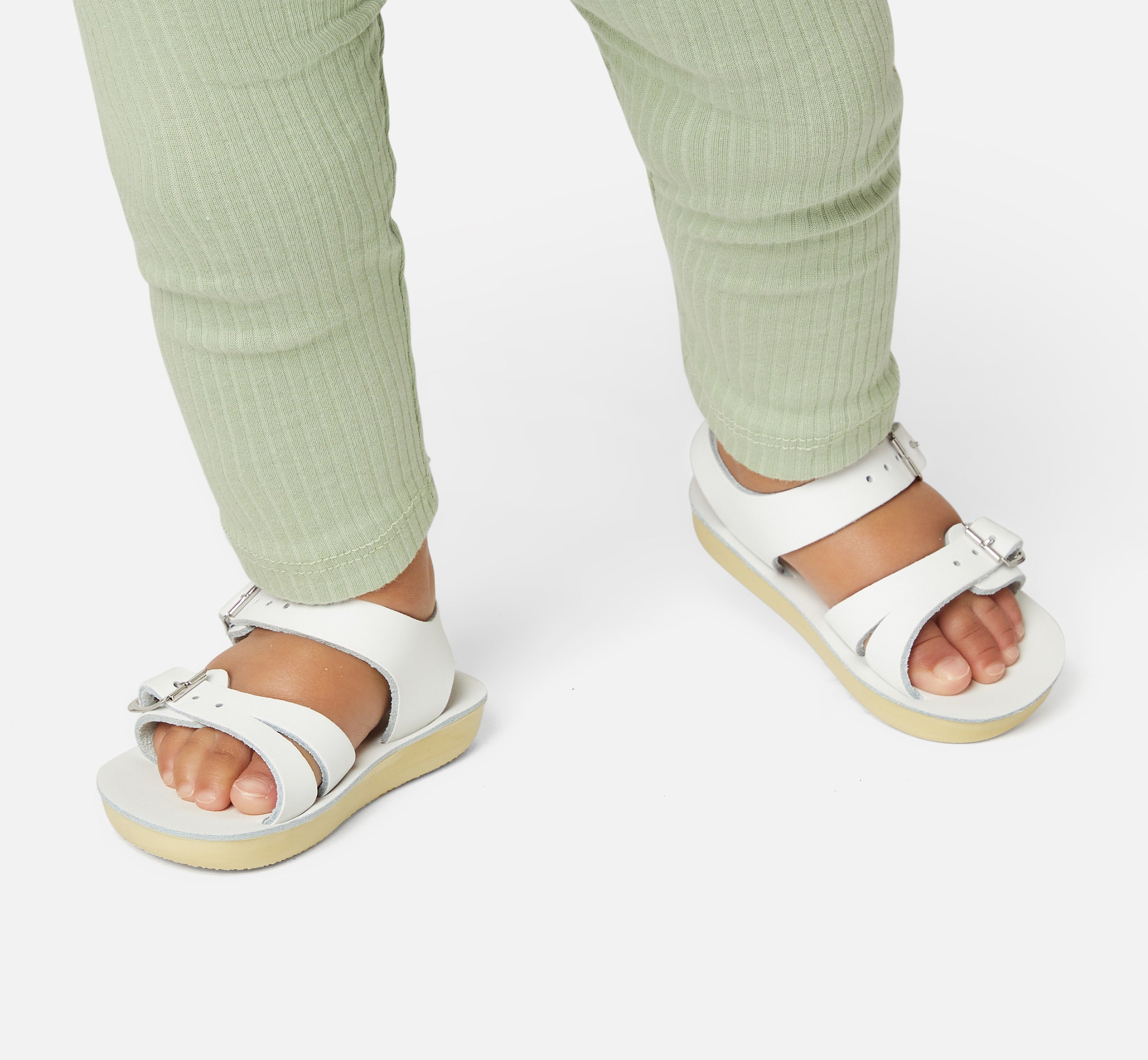 Seawee White Kids Sandal - Salt-Water Sandals UK