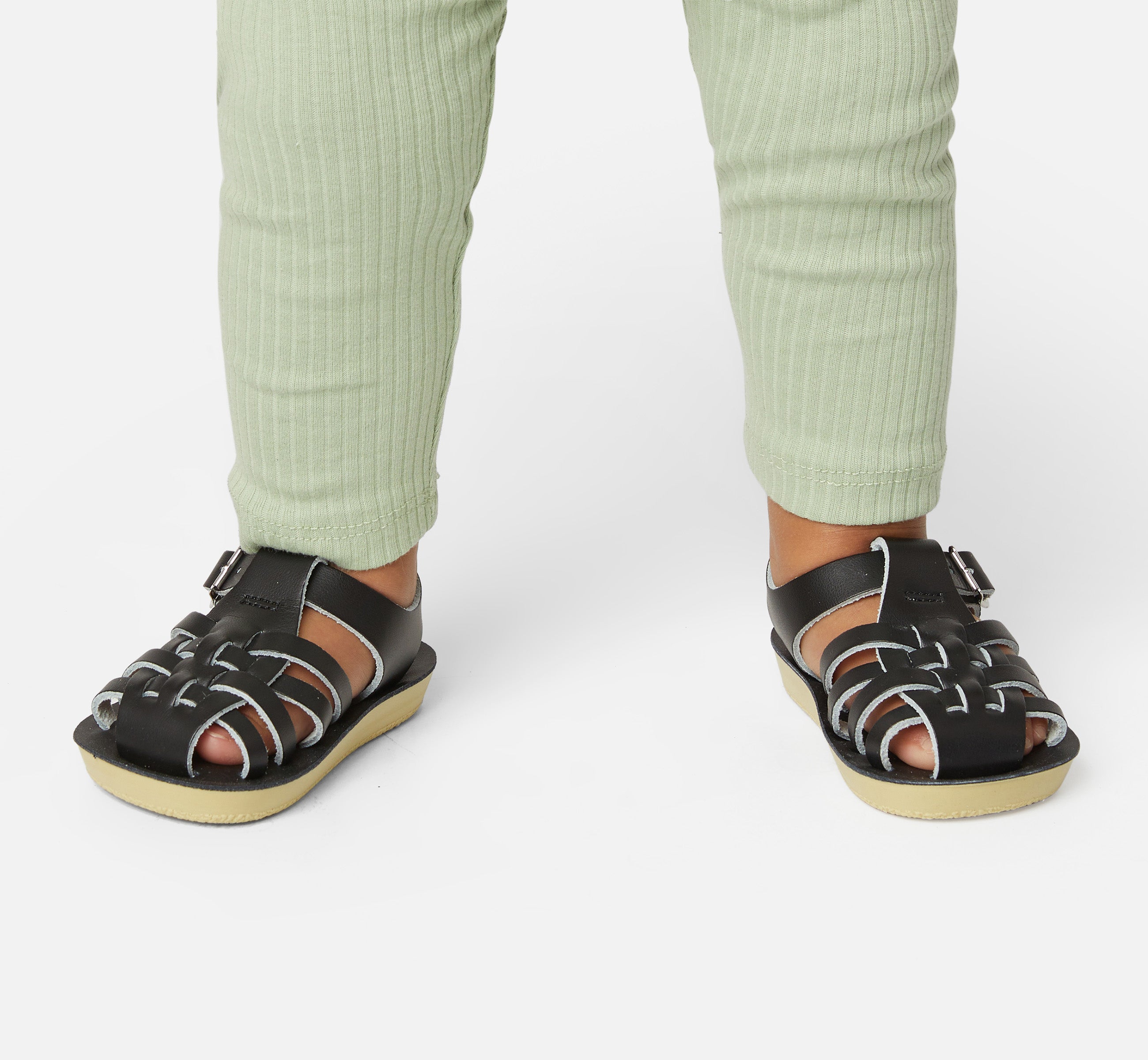 Sailor Black Kids Sandal - Salt-Water Sandals UK