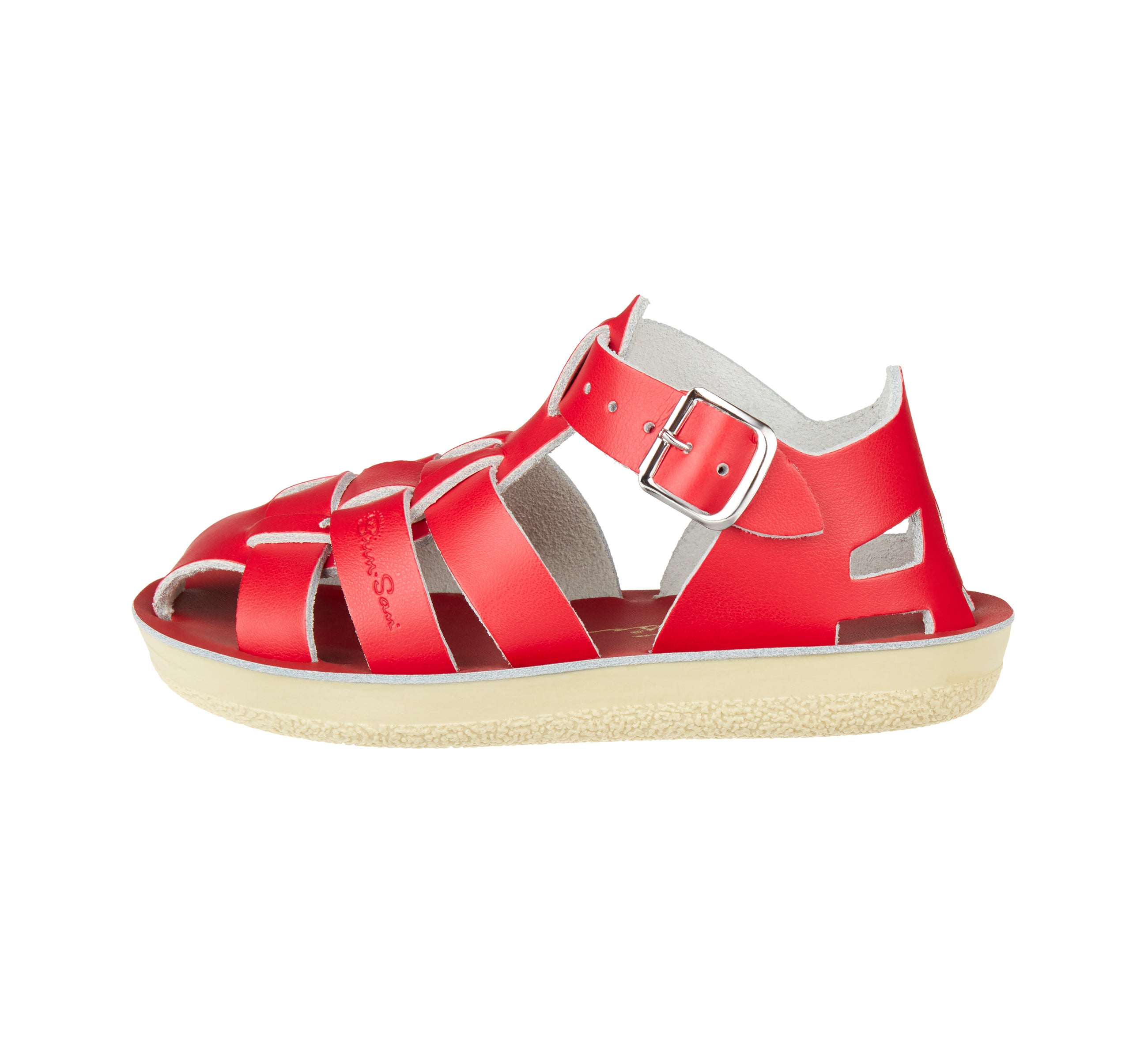 Shark Fisherman Red Kids Sandal - Salt-Water Sandals UK