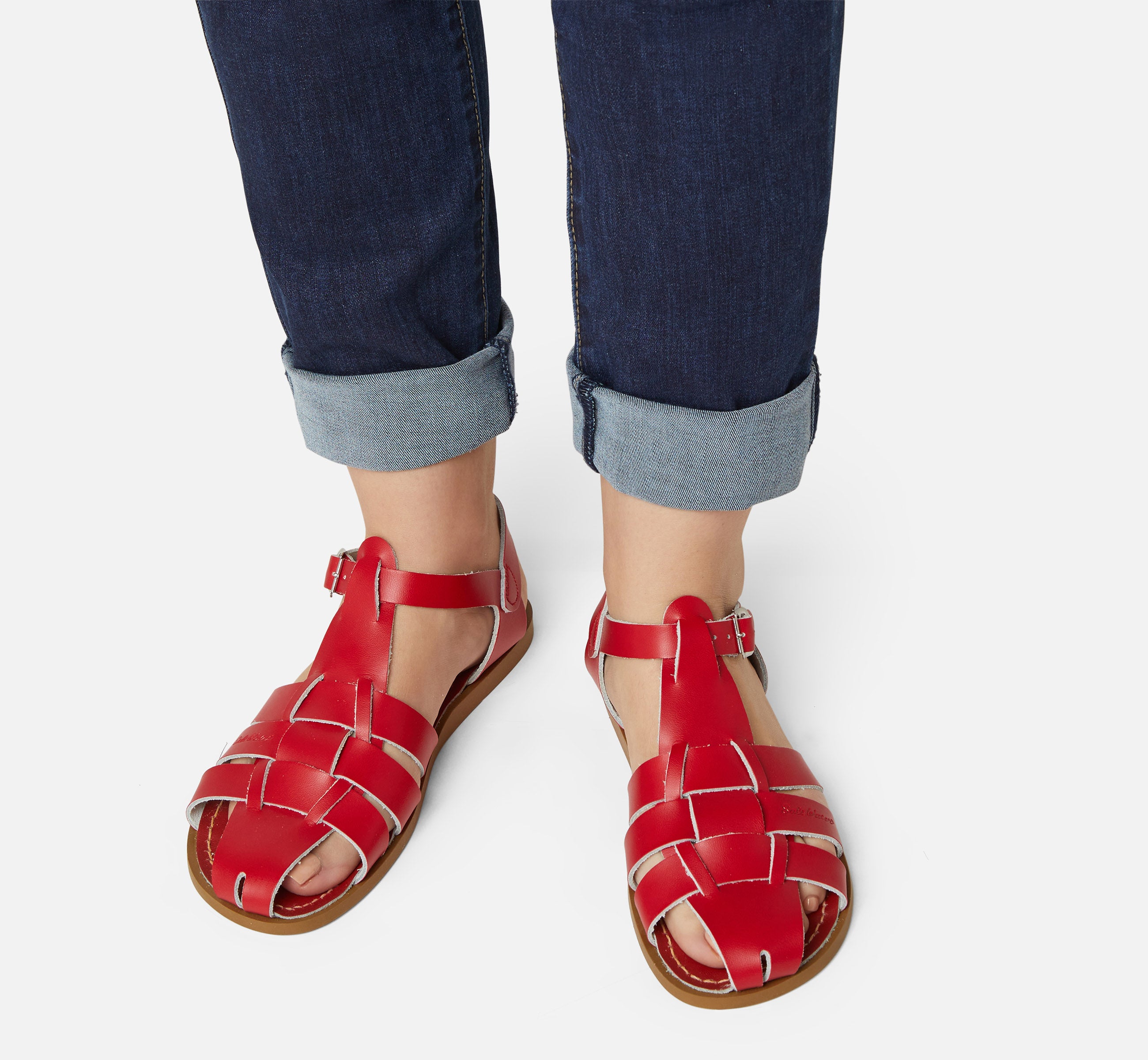 Fisherman Shark Original Red Womens Sandal - Salt-Water Sandals UK