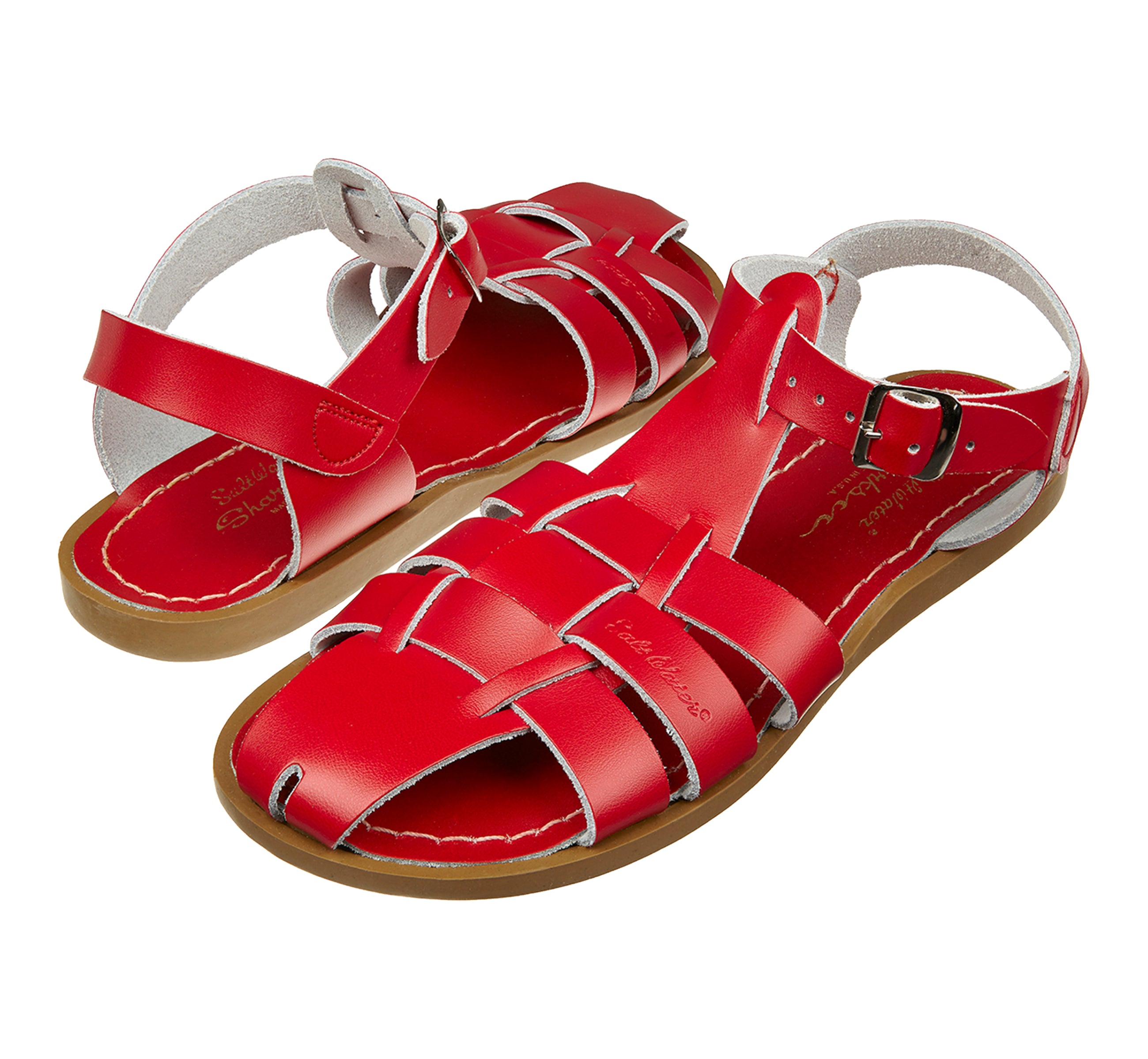 Fisherman Shark Original Red Kids Sandal - Salt-Water Sandals UK