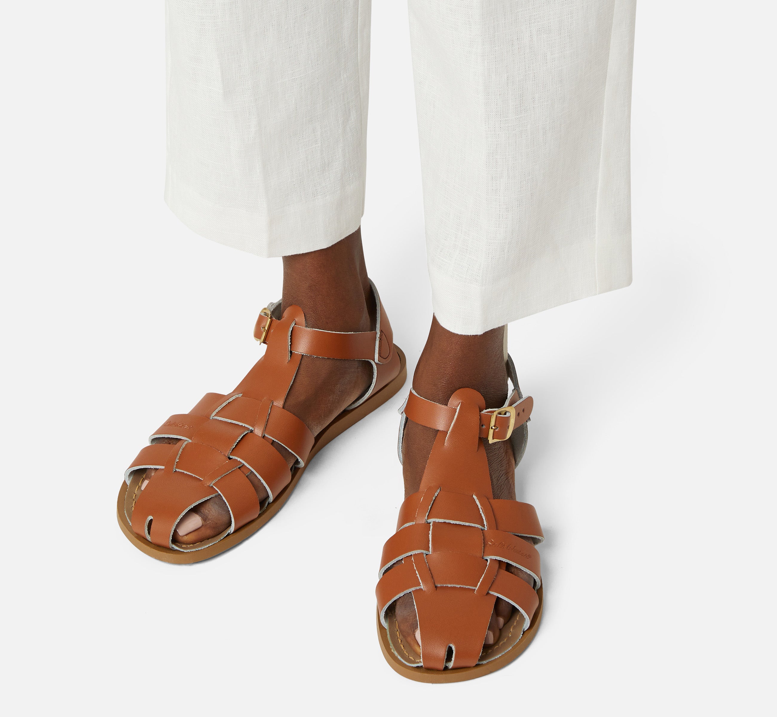 Shark Original Fisherman Tan Womens Sandal - Salt-Water Sandals UK