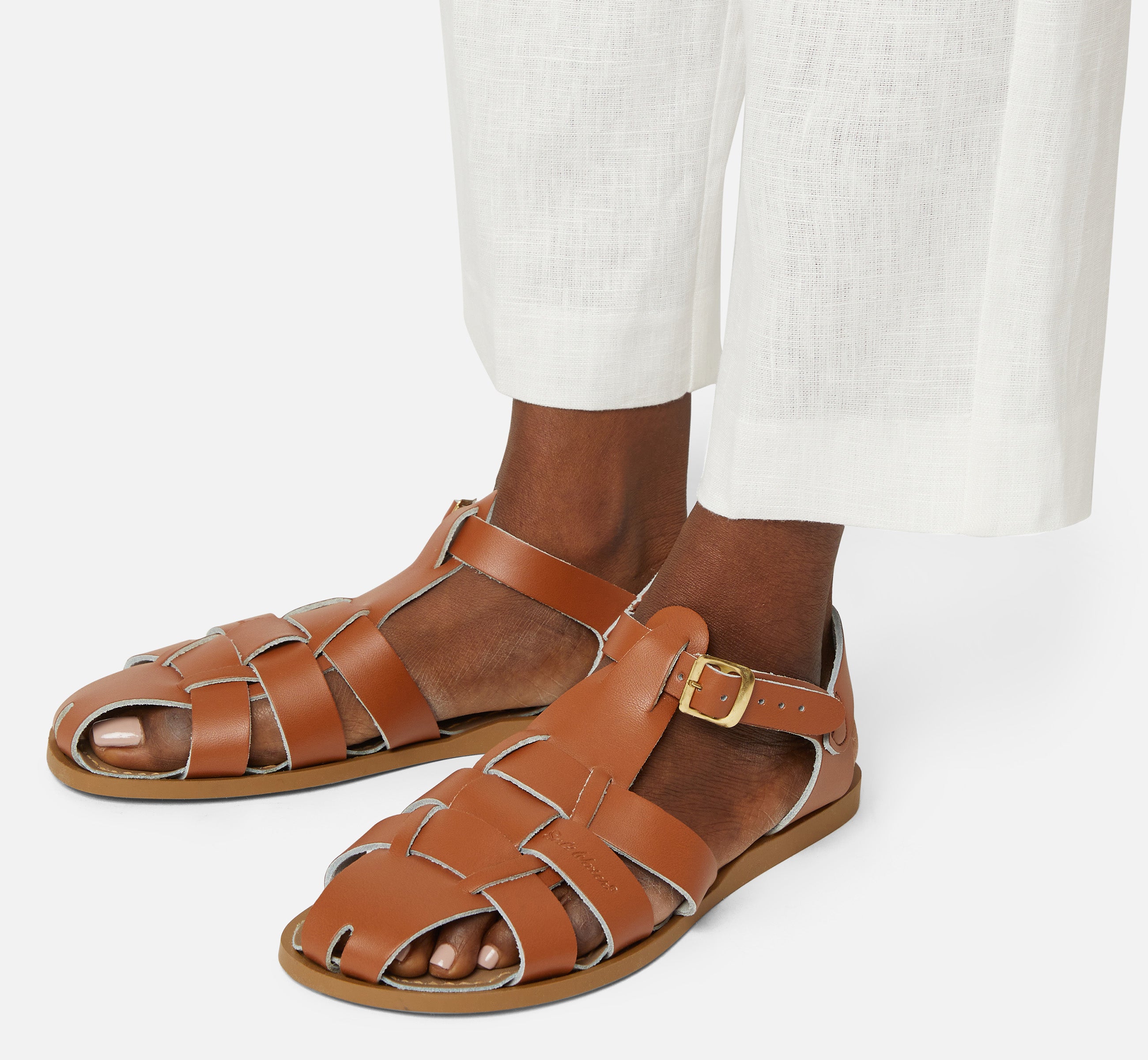 Shark Original Fisherman Tan Womens Sandal - Salt-Water Sandals UK