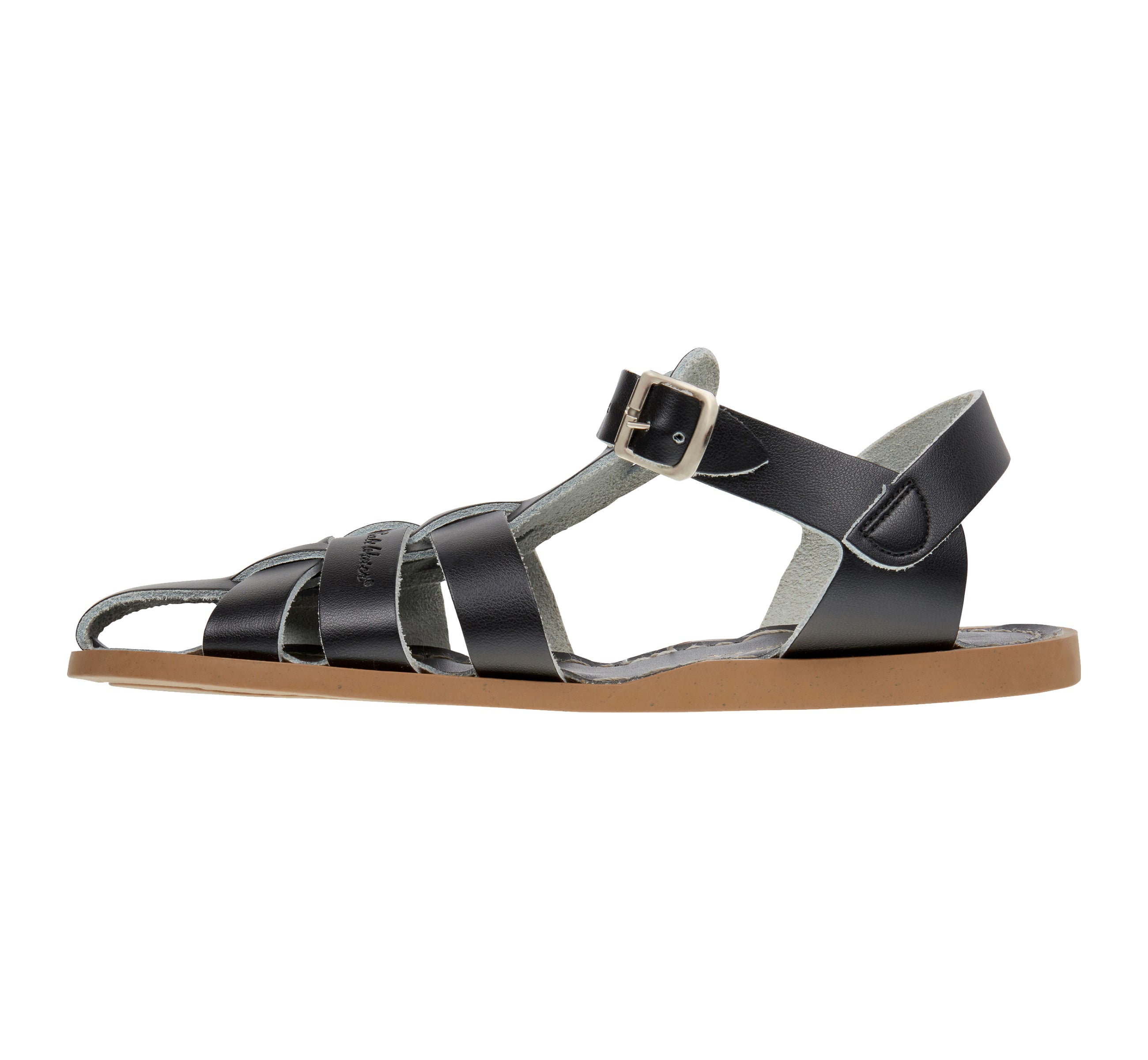 Fisherman Shark Original Black Womens Sandal - Salt-Water Sandals UK
