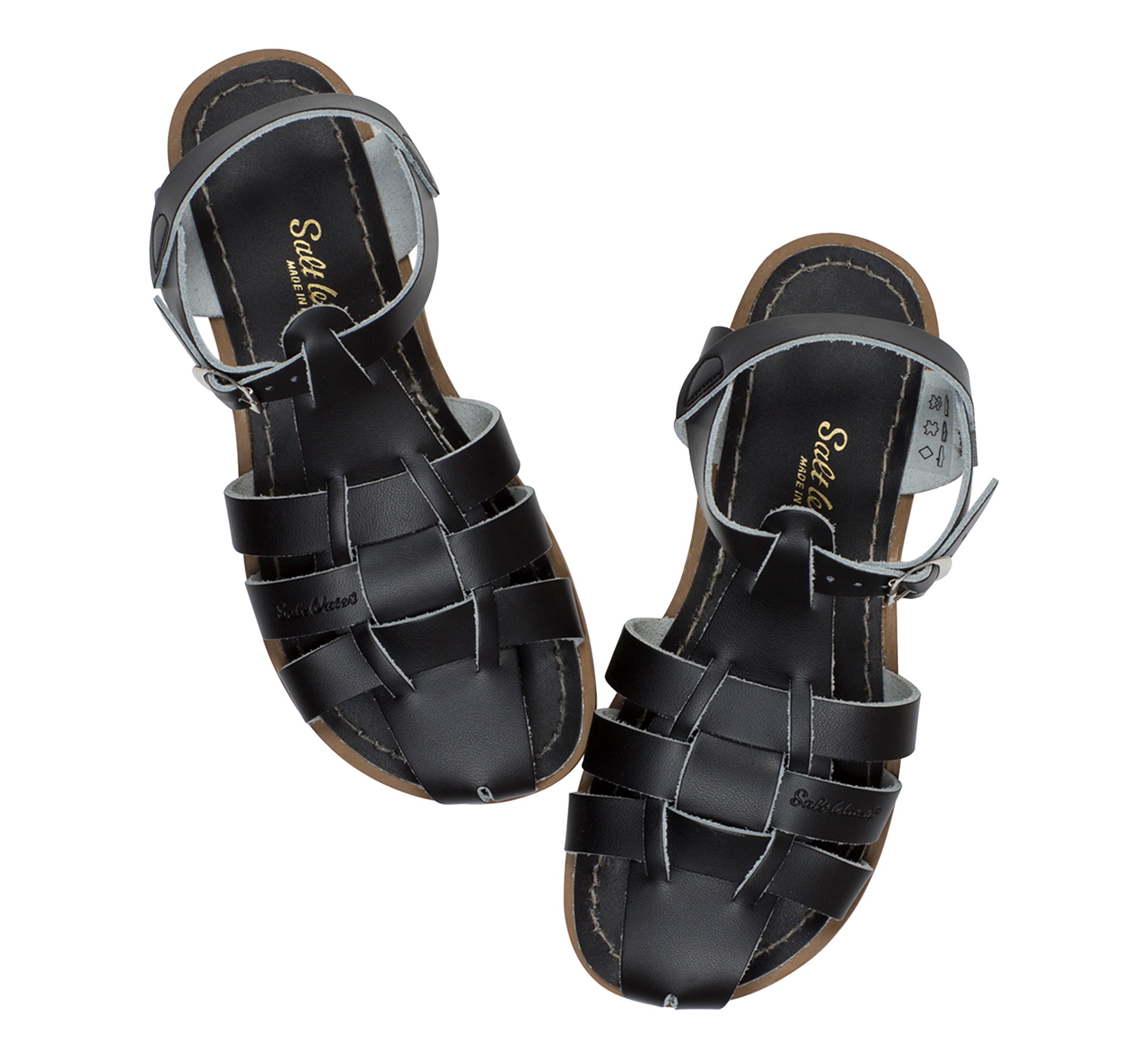 Fisherman Shark Original Black Womens Sandal - Salt-Water Sandals UK