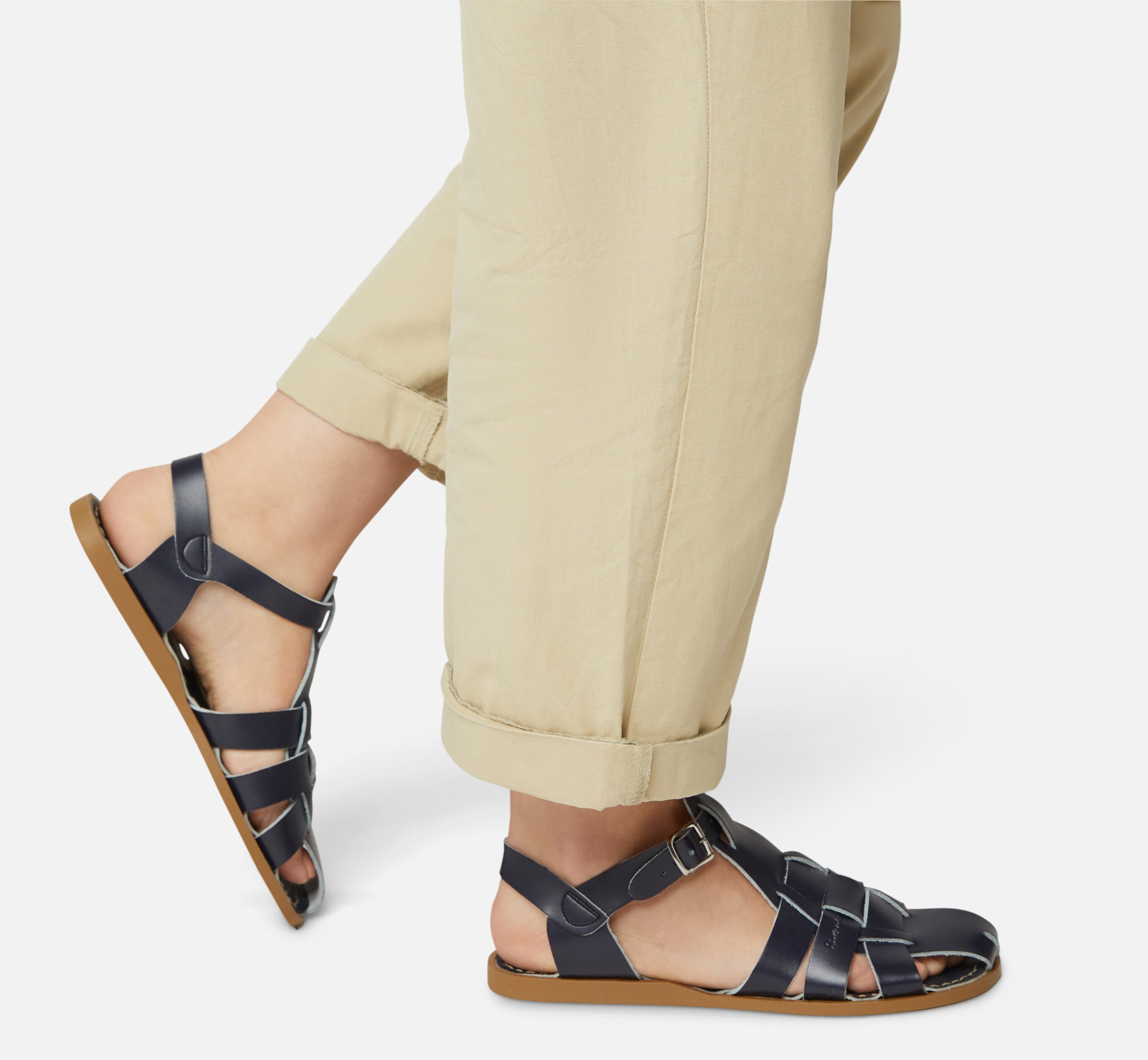 Fisherman Shark Original Navy Womens Sandal - Salt-Water Sandals UK