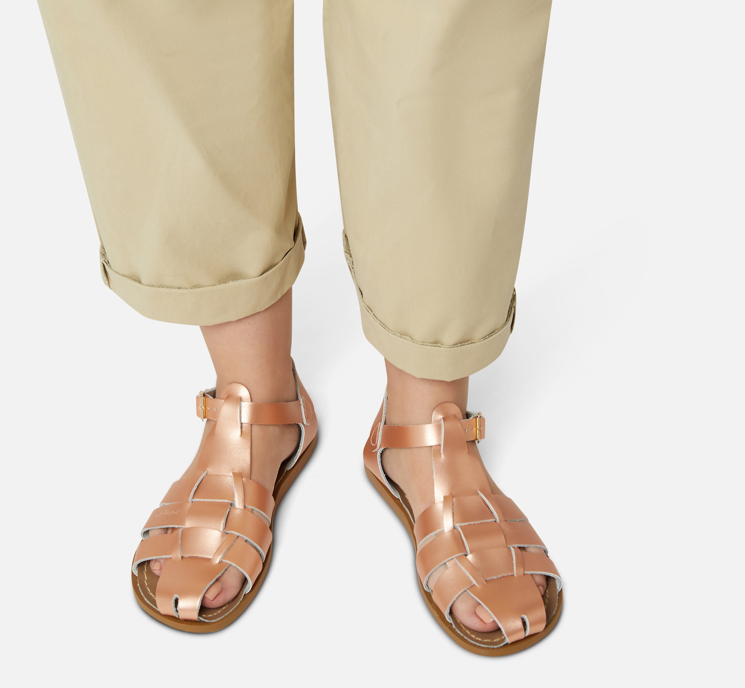 Fisherman Shark Original Rose Gold Womens Sandal - Salt-Water Sandals UK