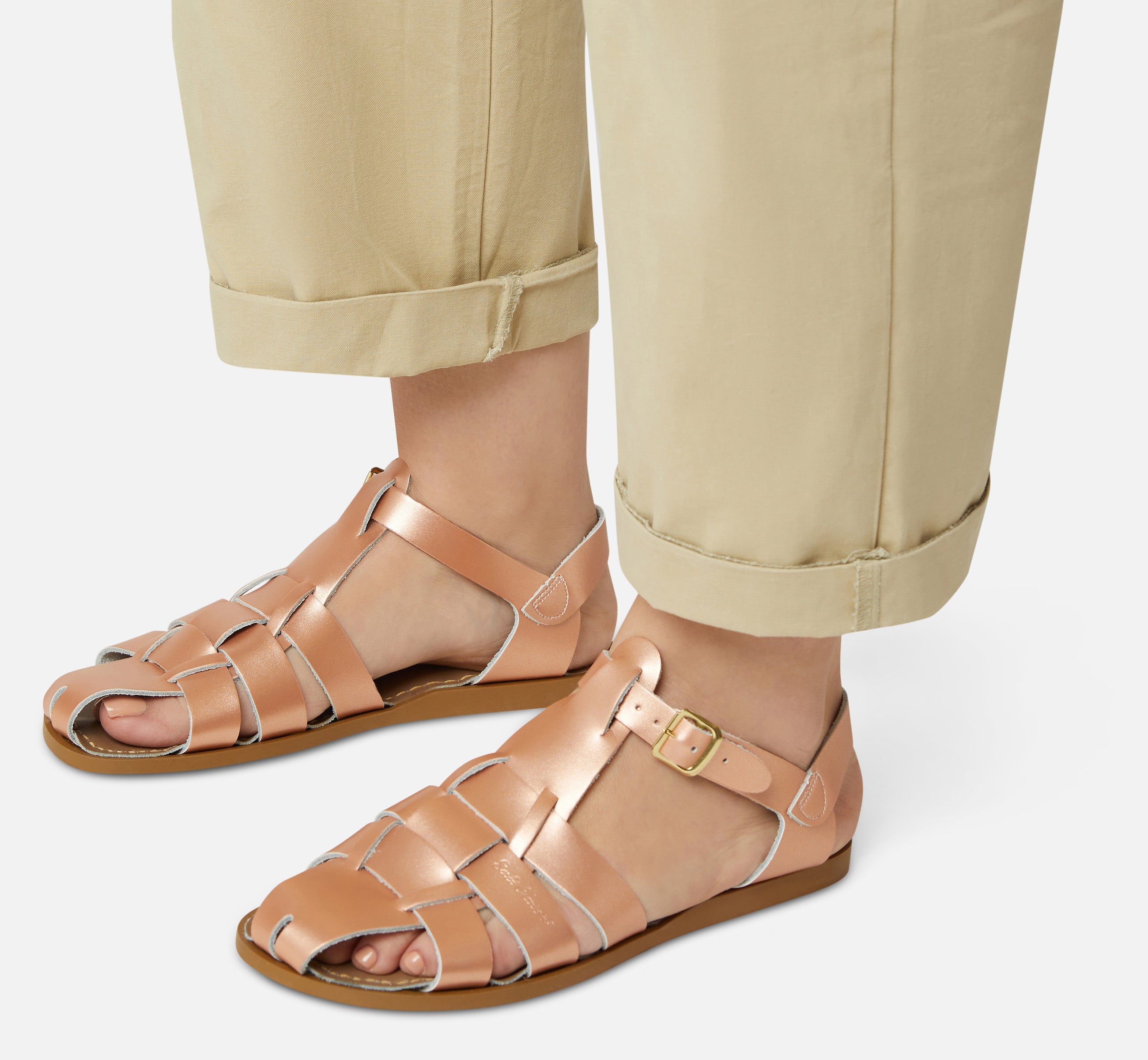 Fisherman Shark Original Rose Gold Womens Sandal - Salt-Water Sandals UK