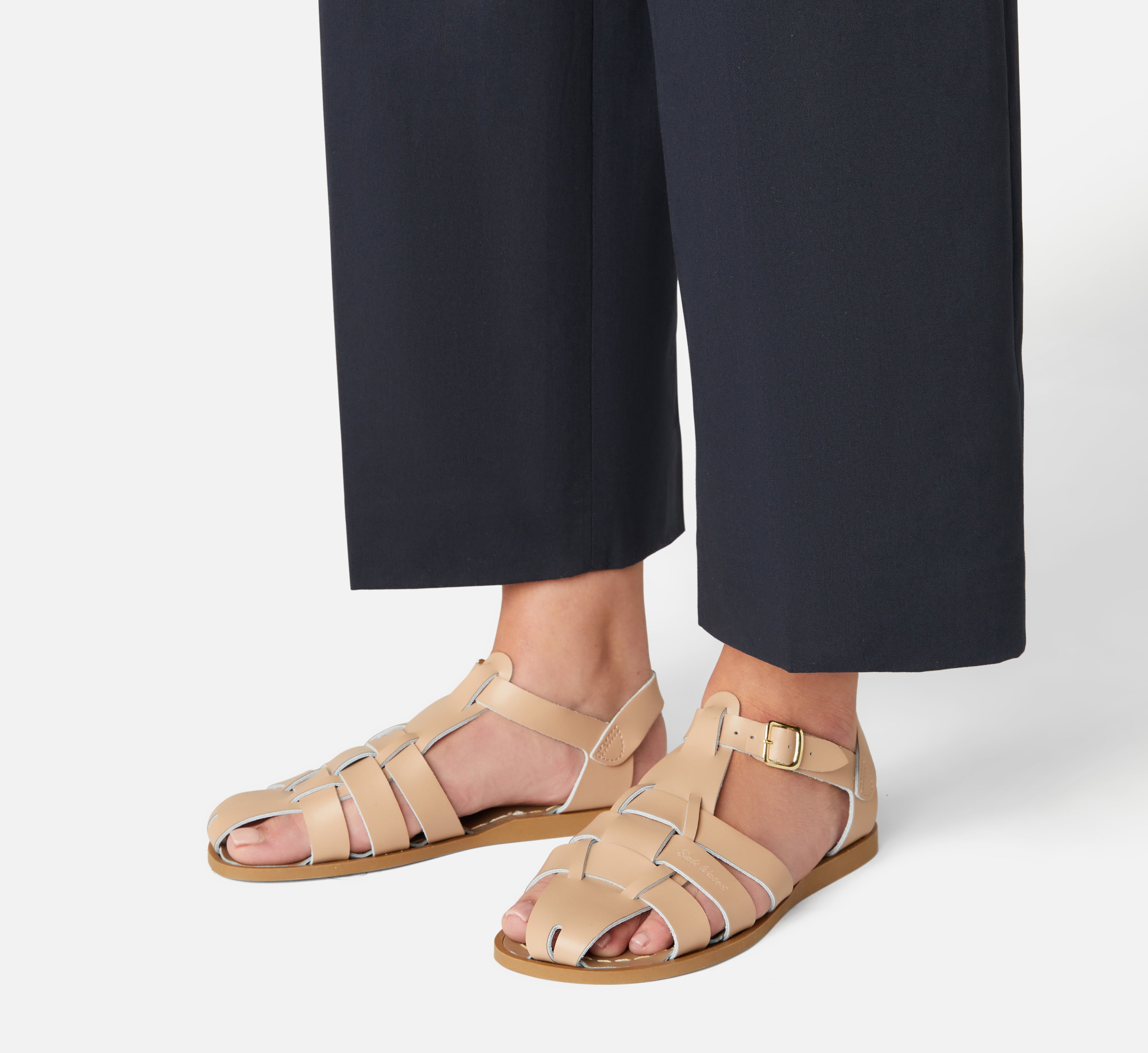 Fisherman Shark Original Latte Womens Sandal - Salt-Water Sandals UK