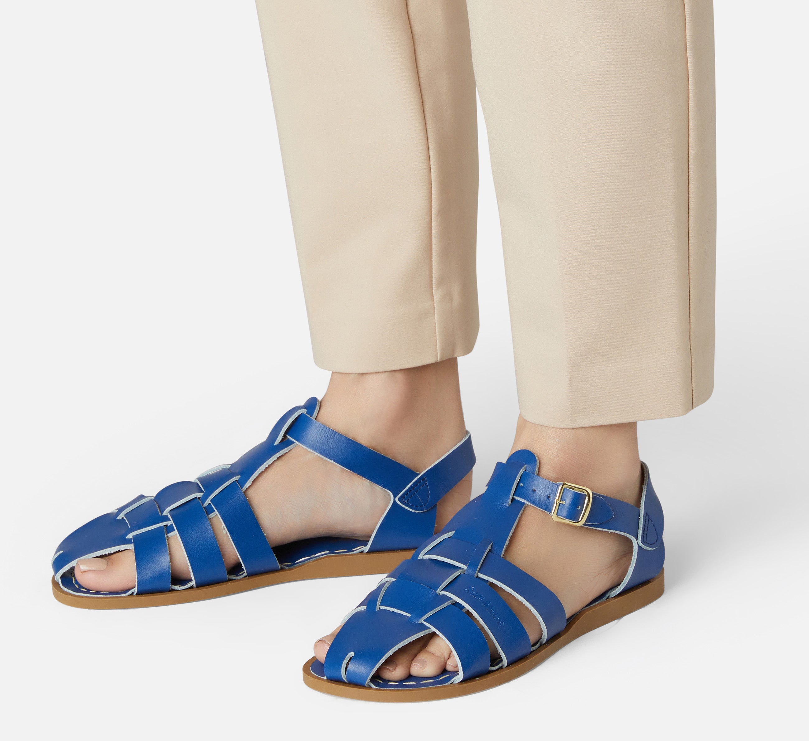 Fisherman Shark Original Cobalt Blue Womens Sandal - Salt-Water Sandals UK