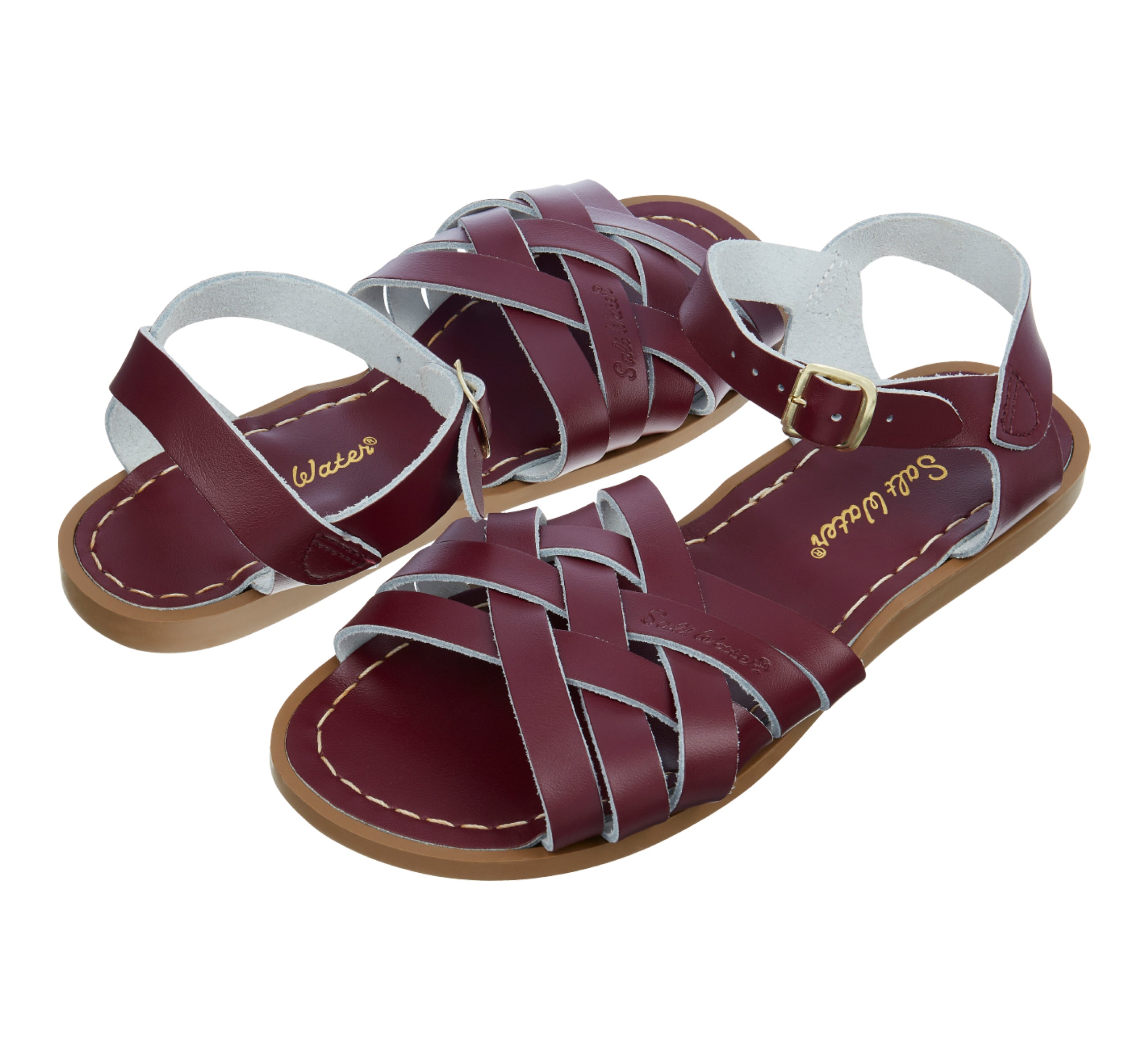 Retro Claret Womens Sandal - Salt-Water Sandals UK