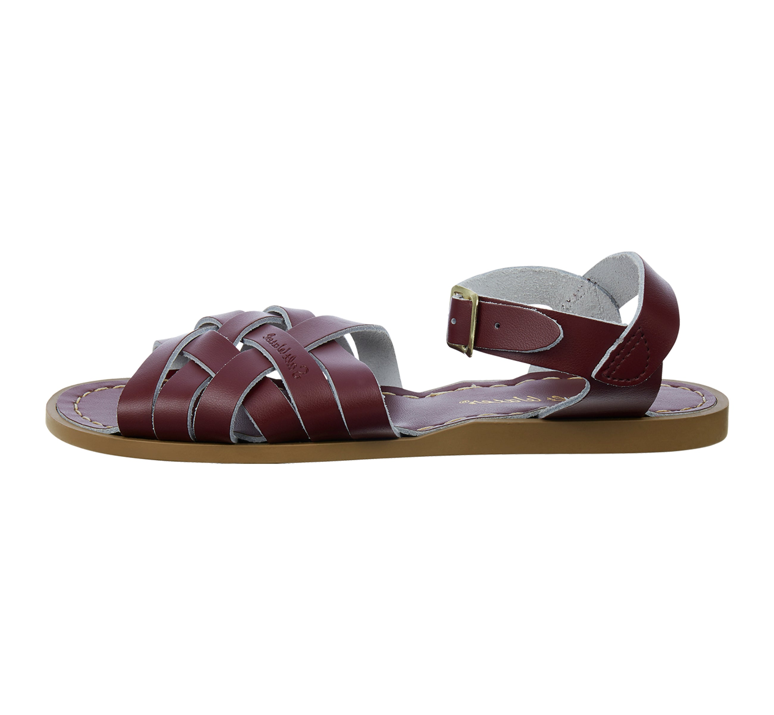 Retro Claret Womens Sandal - Salt-Water Sandals UK