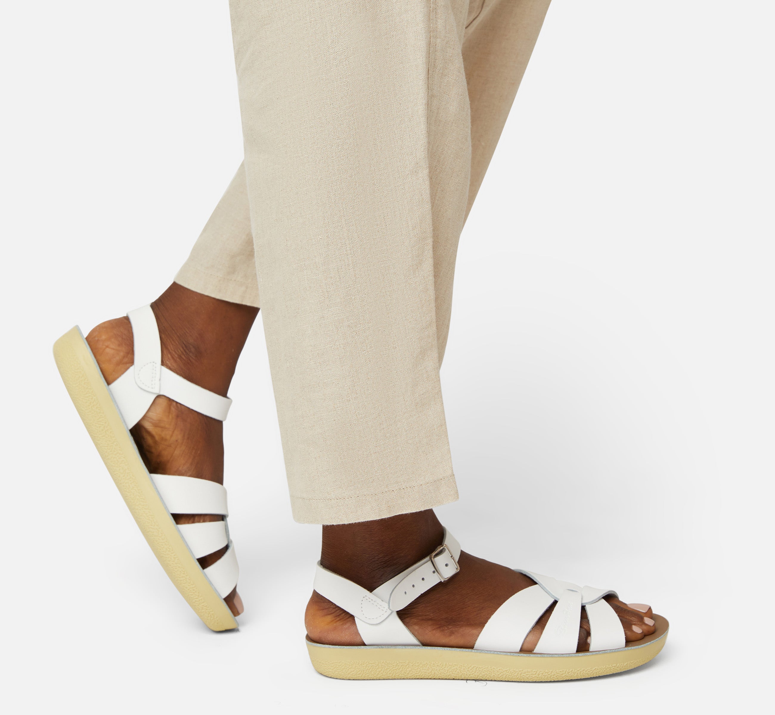 Swimmer White Womens Sandal - Salt-Water Sandals UK