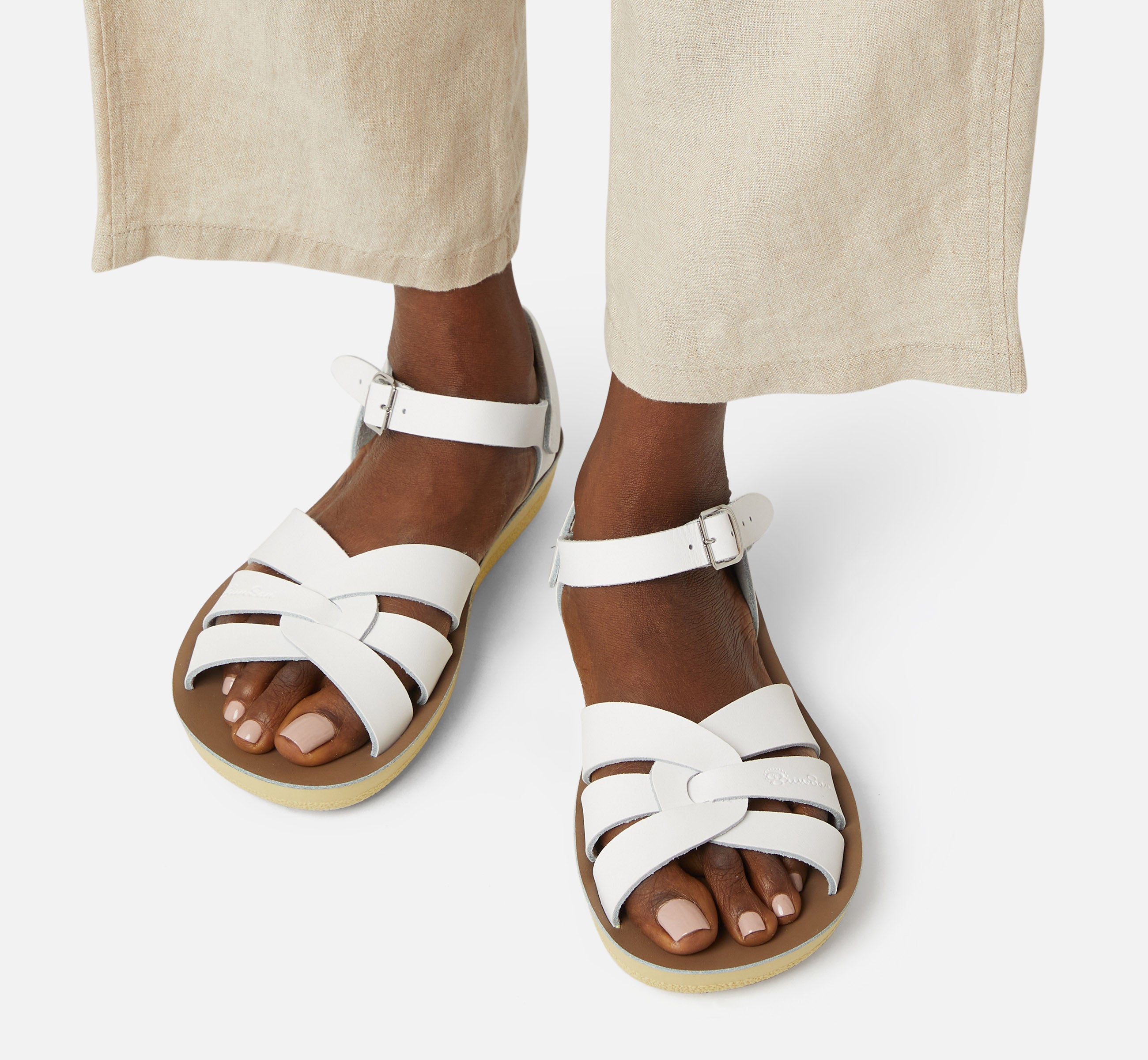 Swimmer White Womens Sandal - Salt-Water Sandals UK