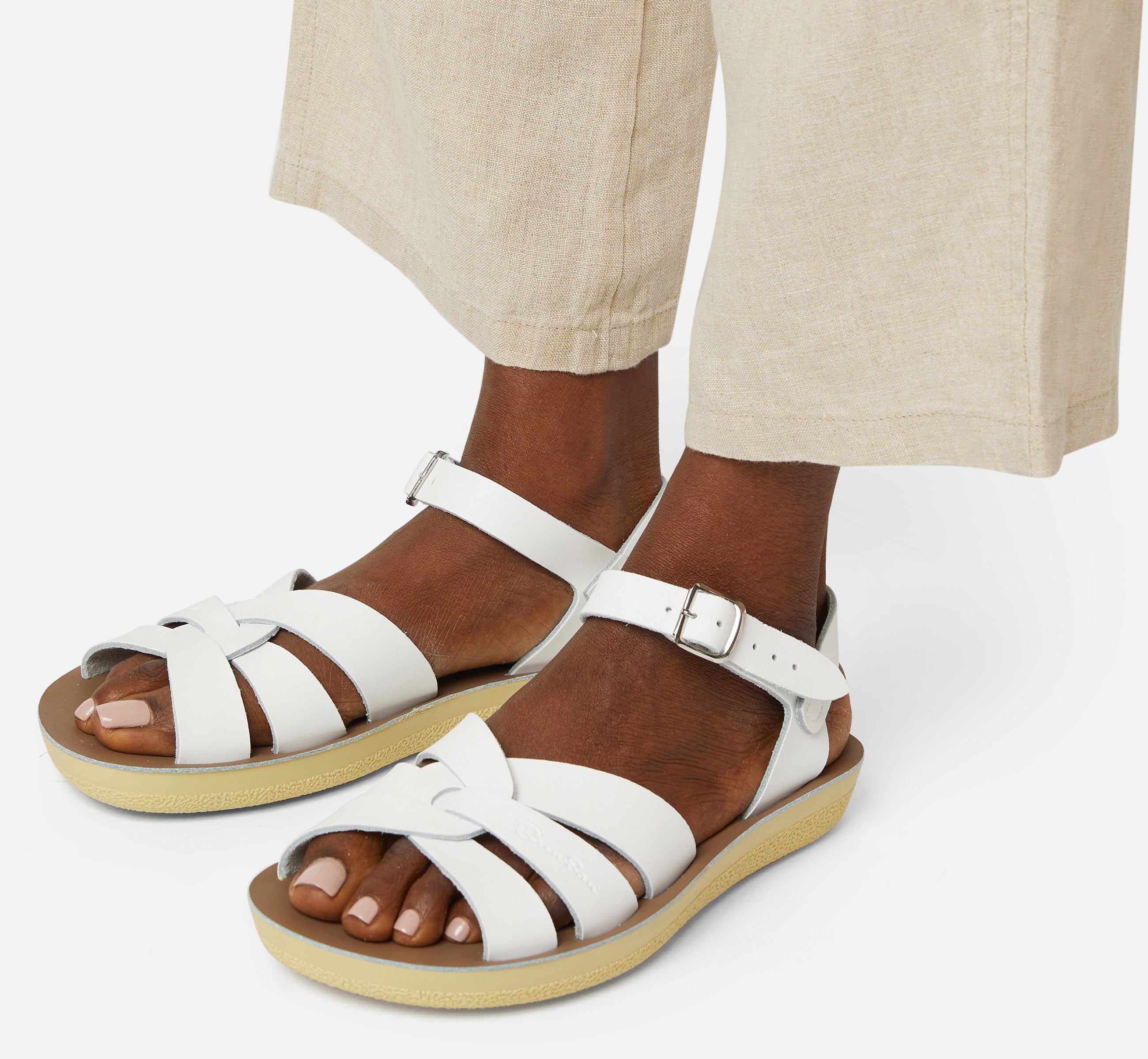 Swimmer White Womens Sandal - Salt-Water Sandals UK