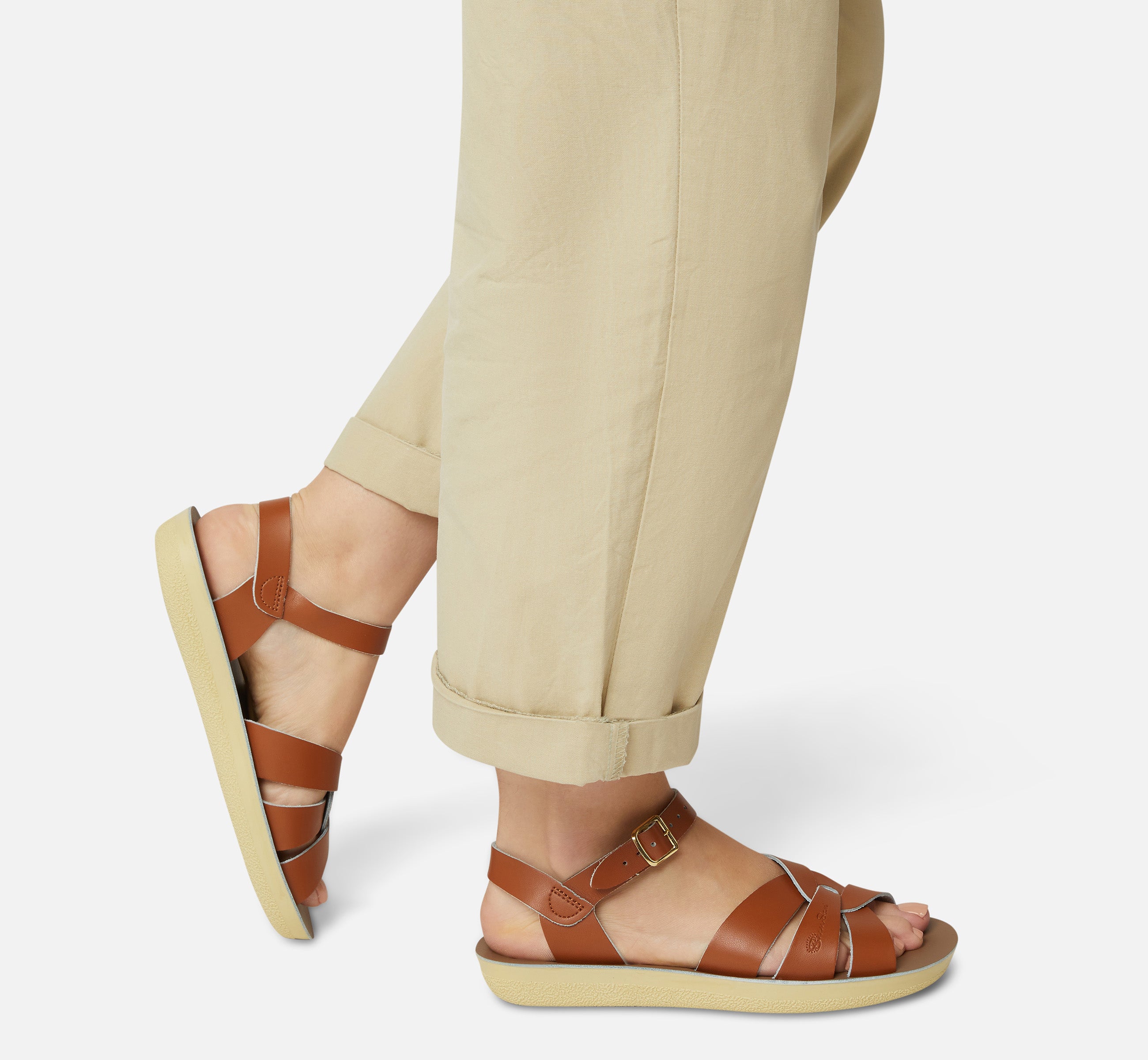 Swimmer Tan Womens Sandal - Salt-Water Sandals UK
