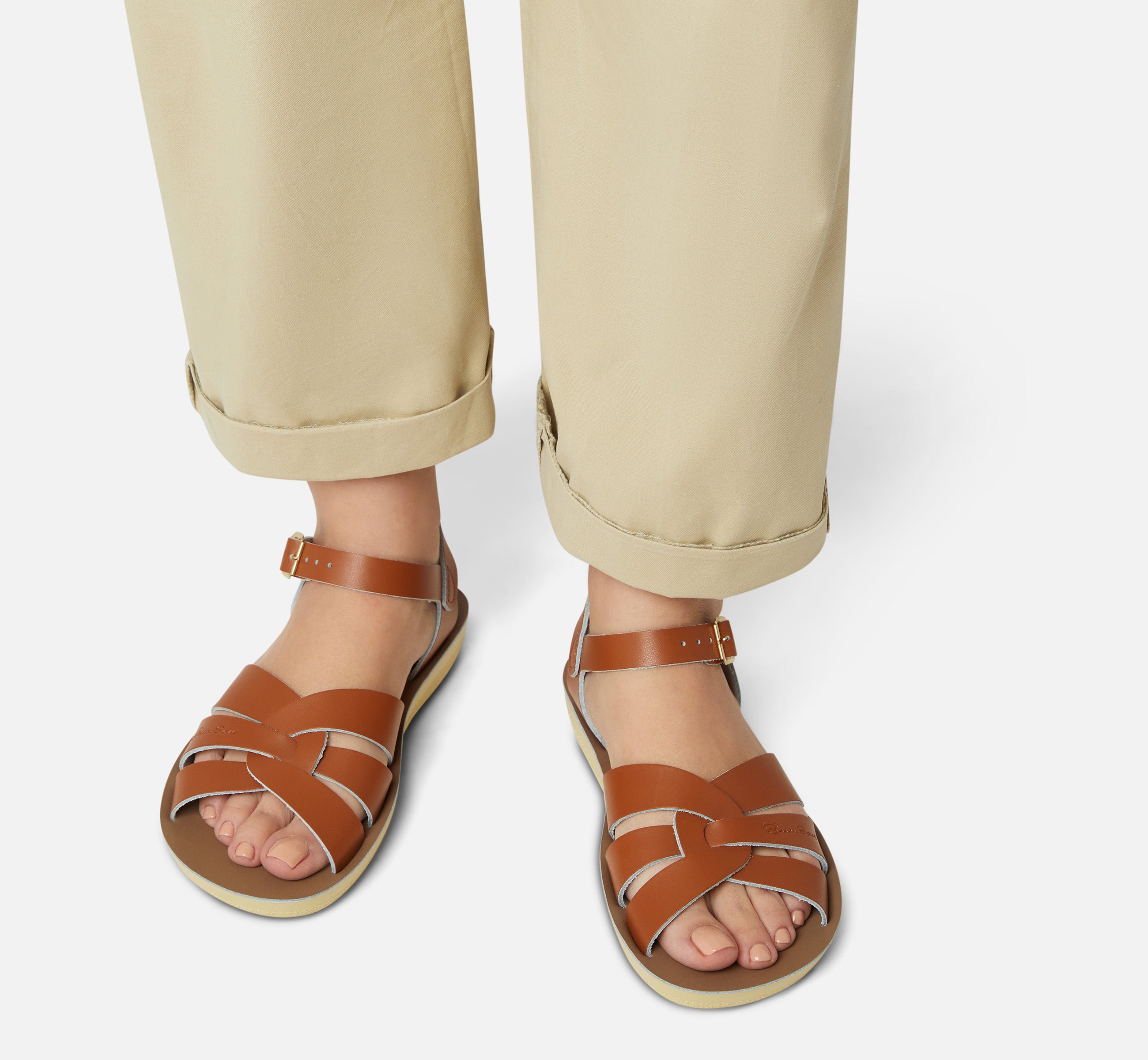 Swimmer Tan Womens Sandal - Salt-Water Sandals UK