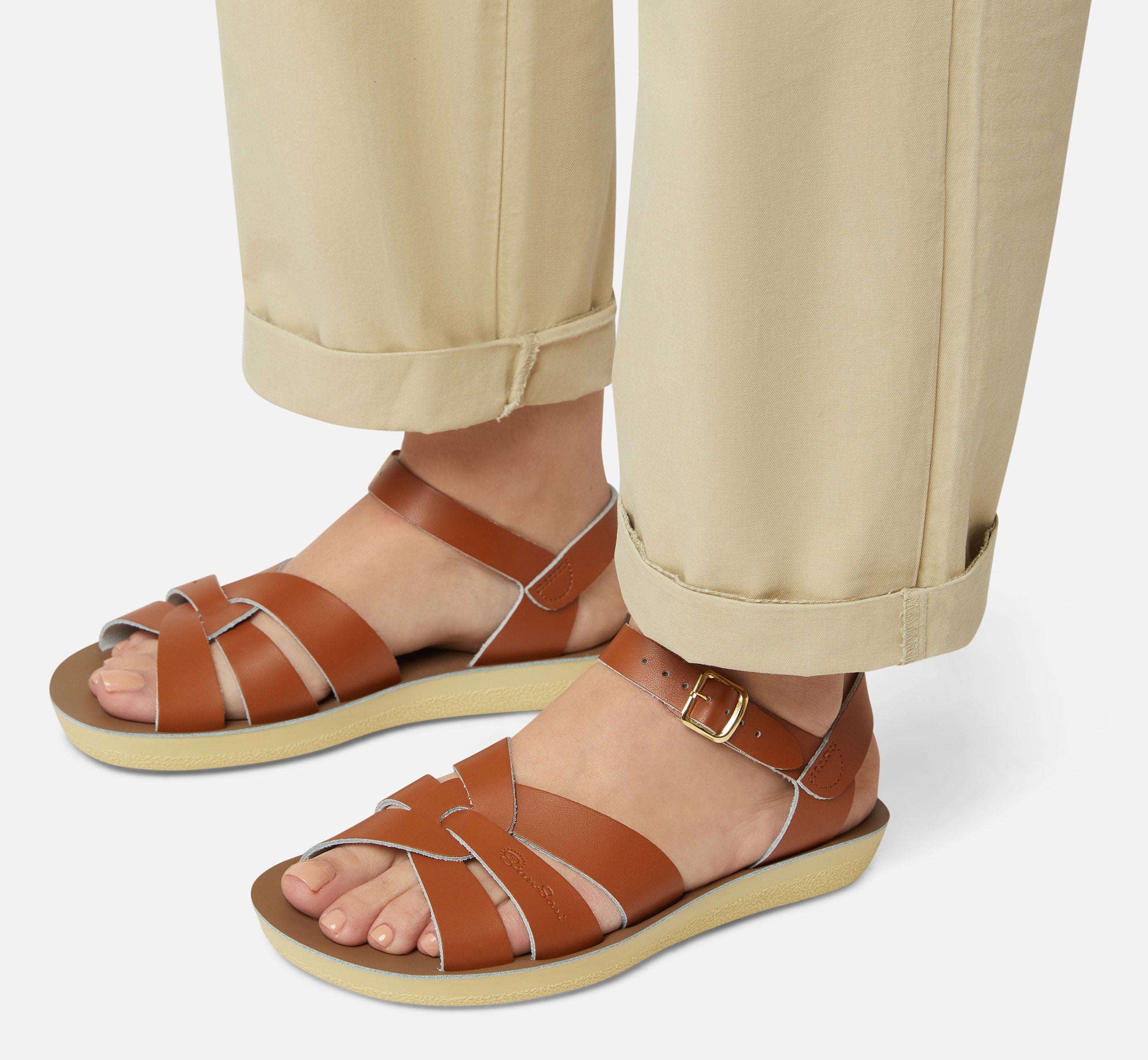 Swimmer Tan Womens Sandal - Salt-Water Sandals UK
