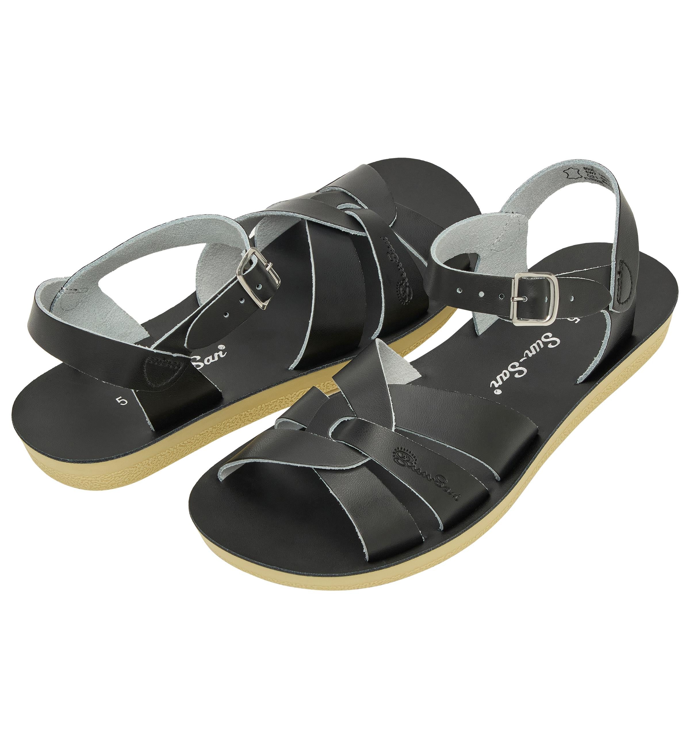 Swimmer Black Womens Sandal - Salt-Water Sandals UK
