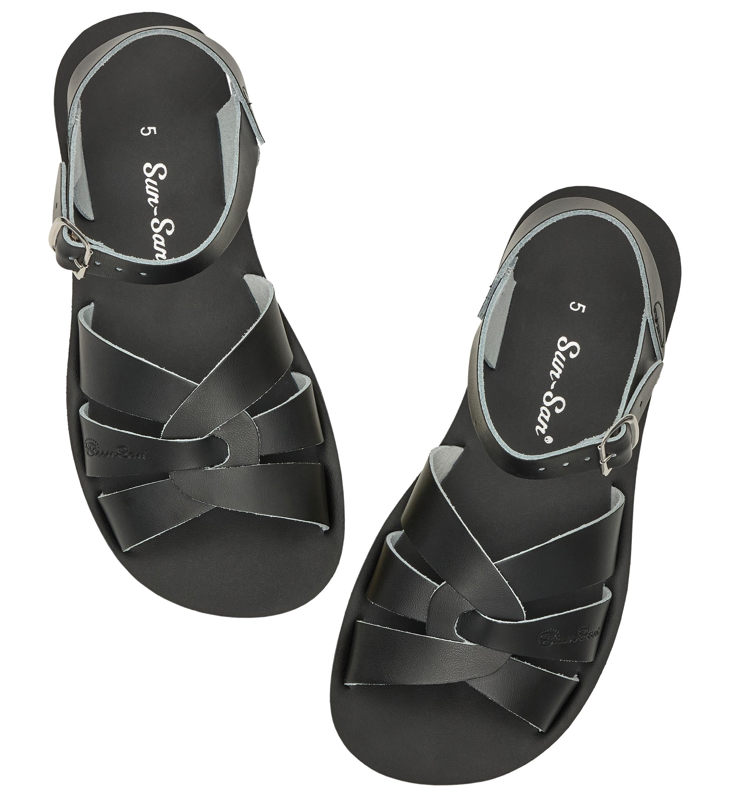 Swimmer Black Womens Sandal - Salt-Water Sandals UK