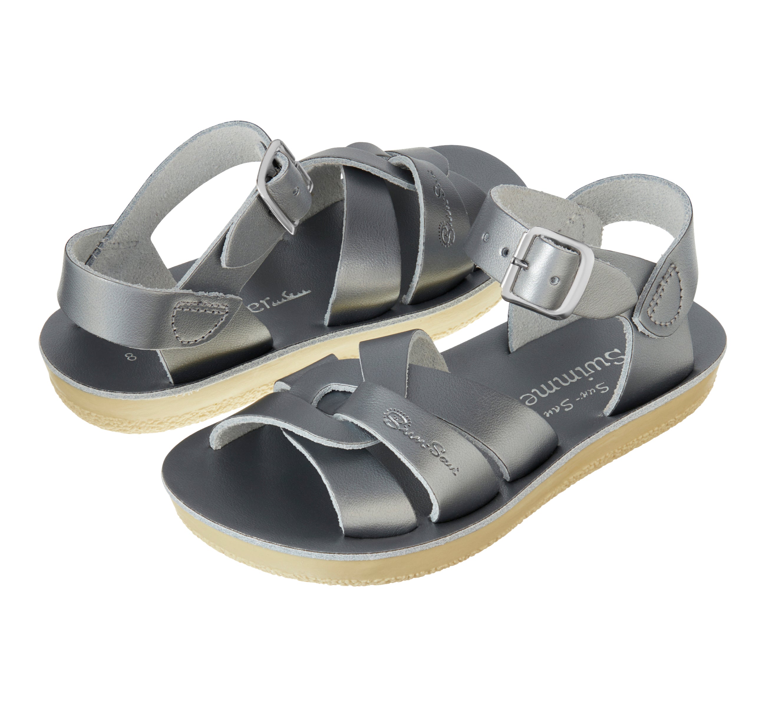 Swimmer Pewter Kids Sandal - Salt-Water Sandals UK