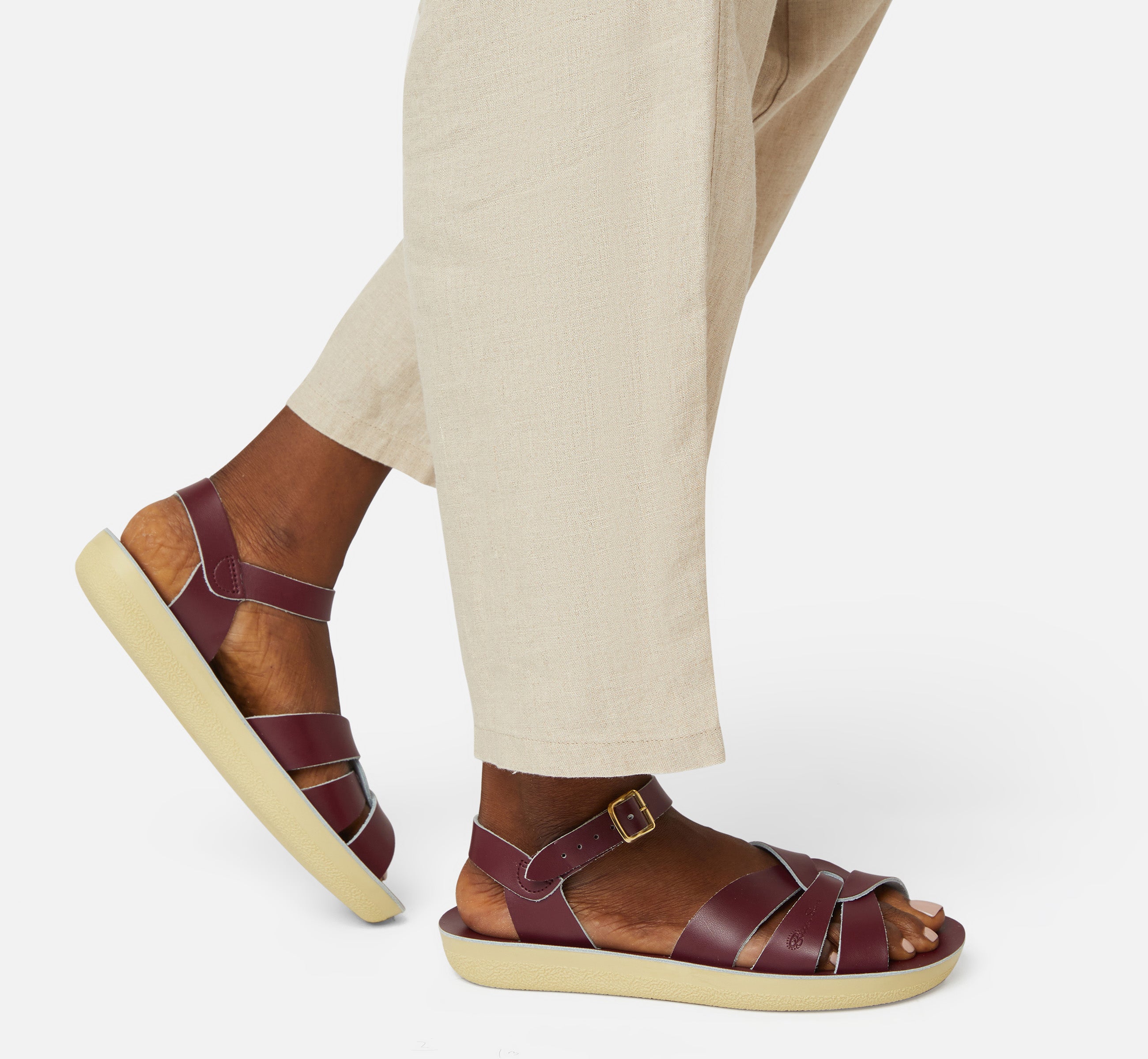 Swimmer Claret Womens Sandal - Salt-Water Sandals UK
