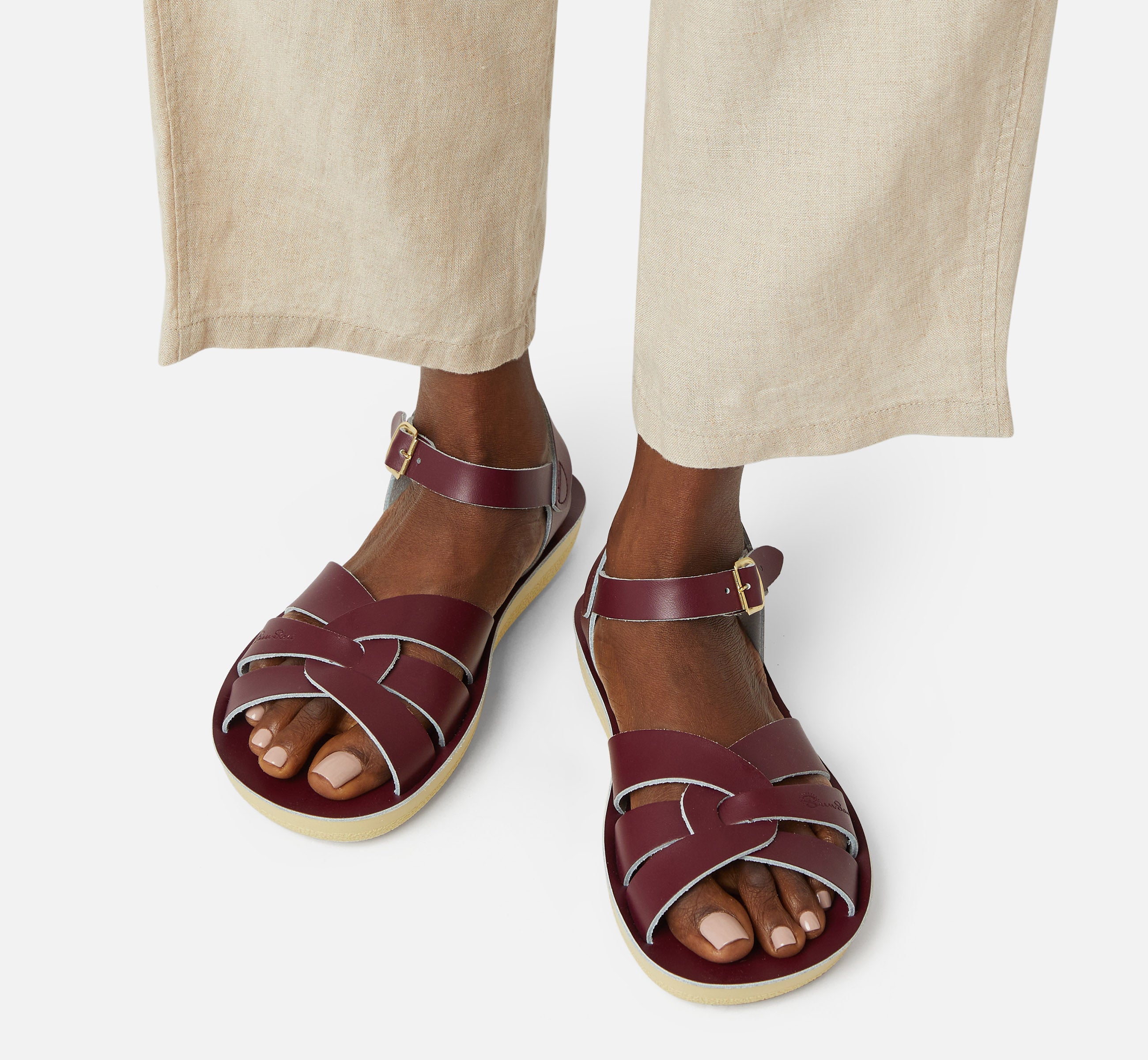 Swimmer Claret Womens Sandal - Salt-Water Sandals UK
