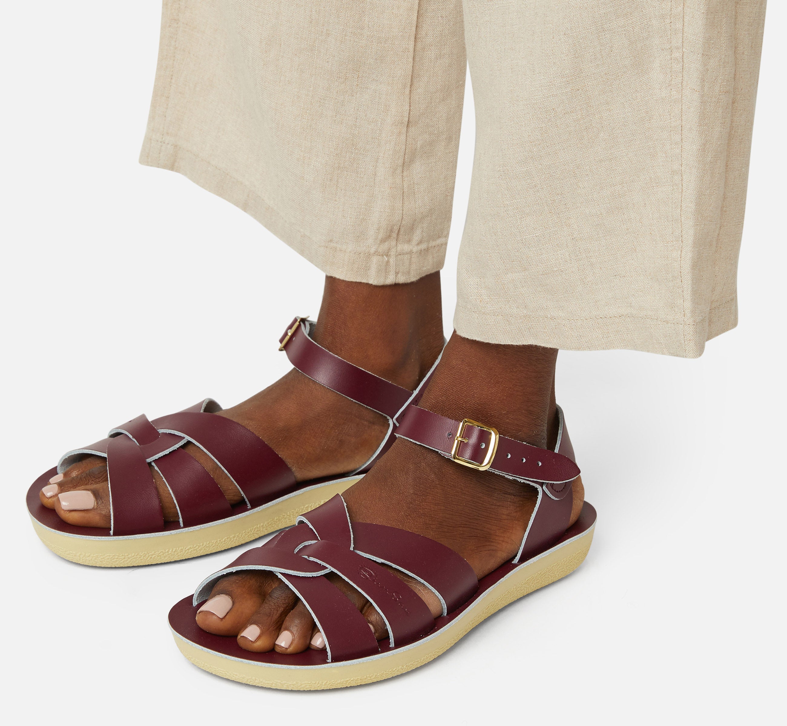 Swimmer Claret Womens Sandal - Salt-Water Sandals UK